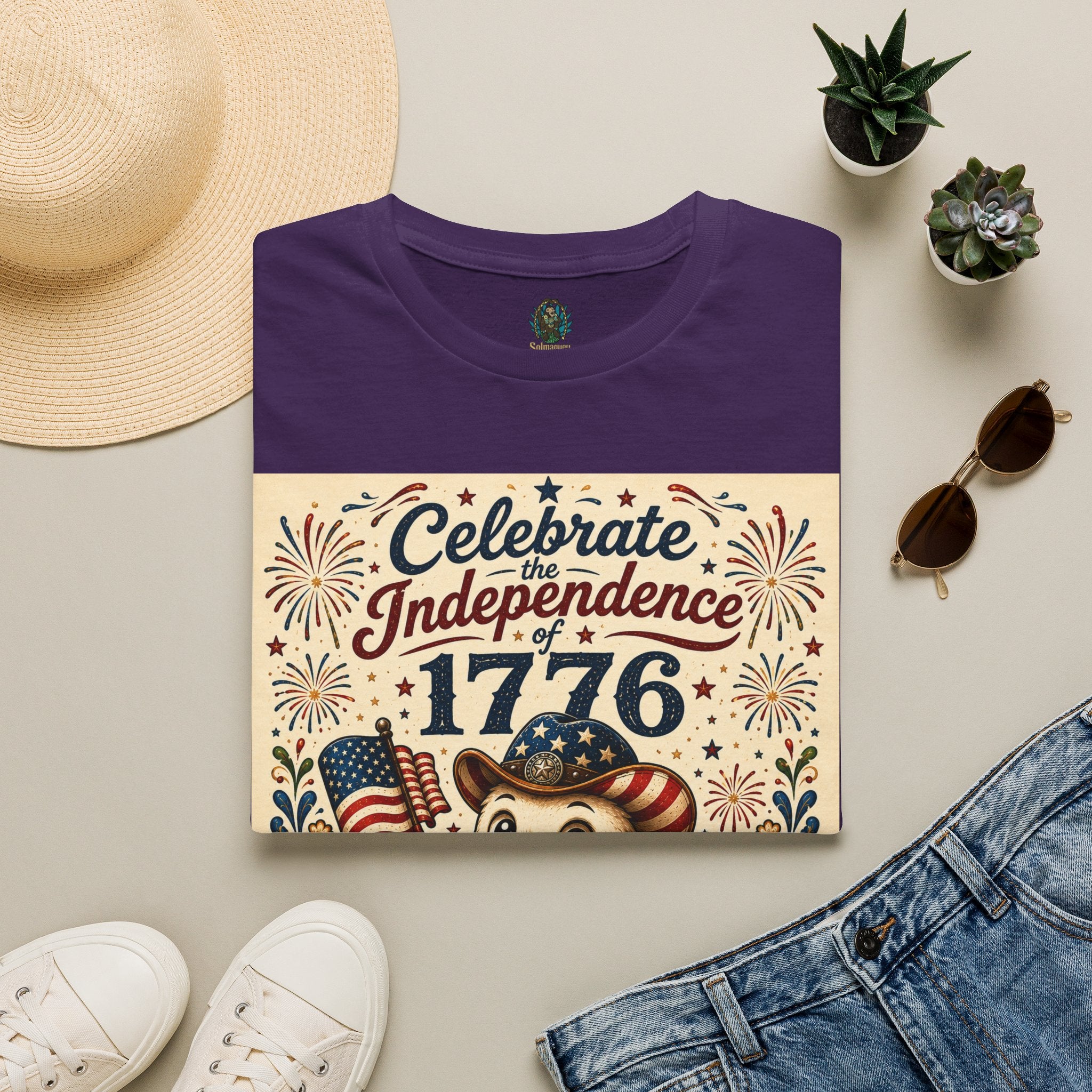 1776 Independence Day Eagle T-Shirt | Patriotic American Flag Shirt | 4th of July Celebration Tee