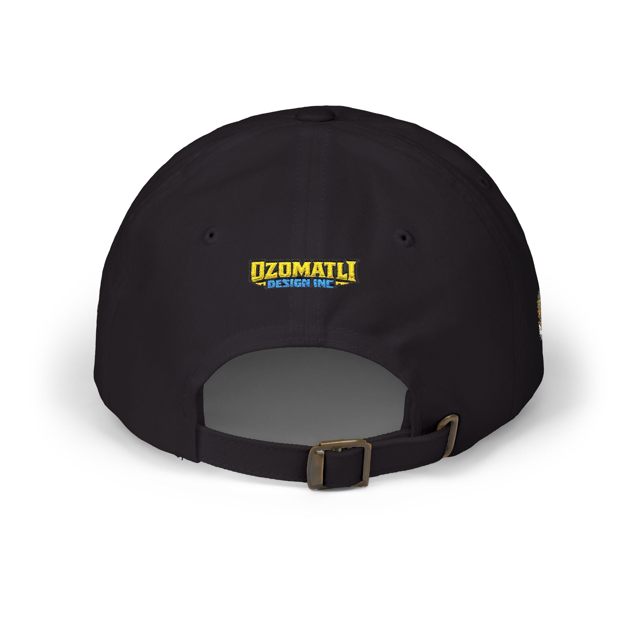 Dad Cap — Colorful Aztec Calendar & Quetzalcoatl Embroidered Hat