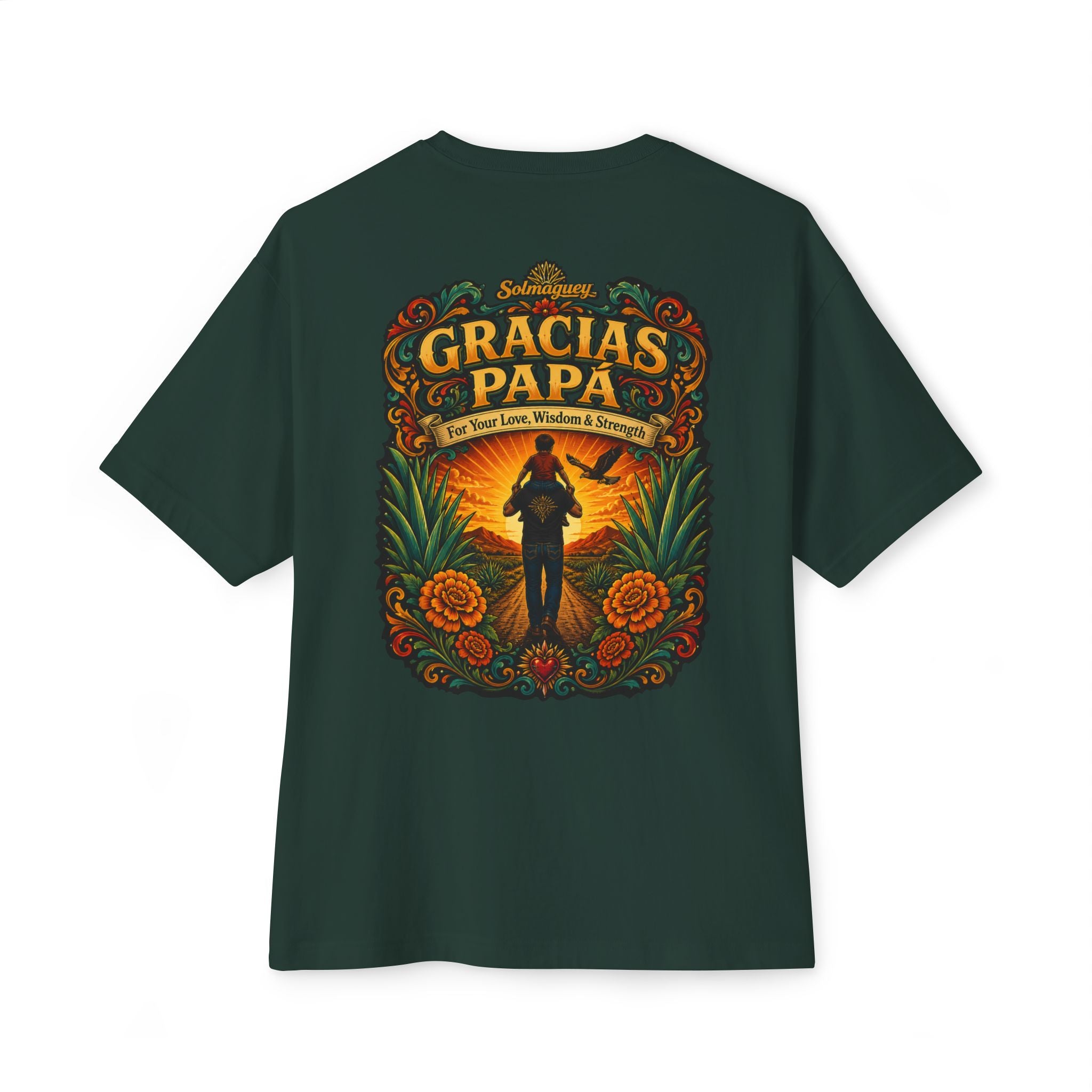 Gracias Papá Graphic Tee — Father & Son Tribute Shirt | Solmaguey™