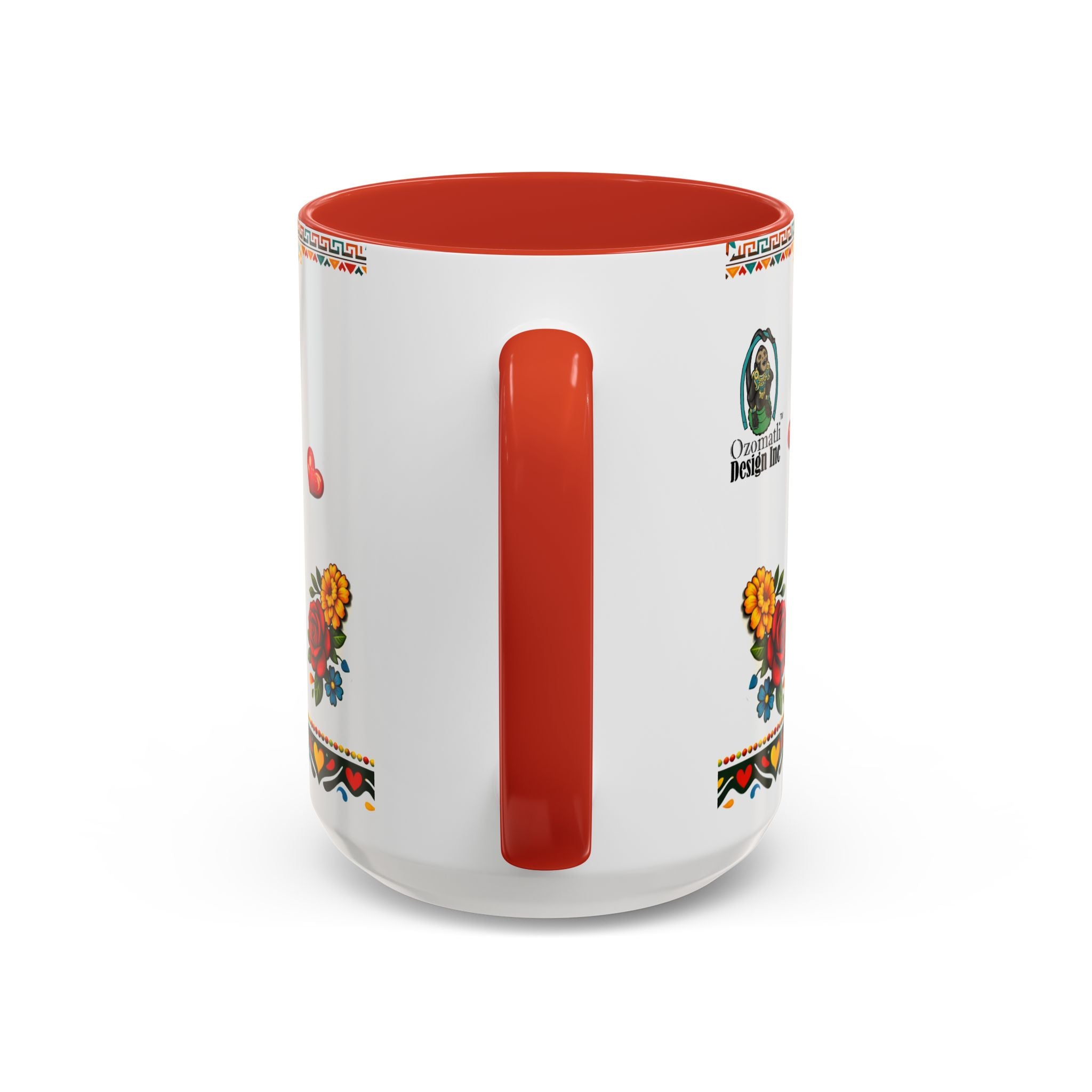 Happy Mother's Day Accent Mug-Colorful Floral Day of the Dead Design (11/15oz)