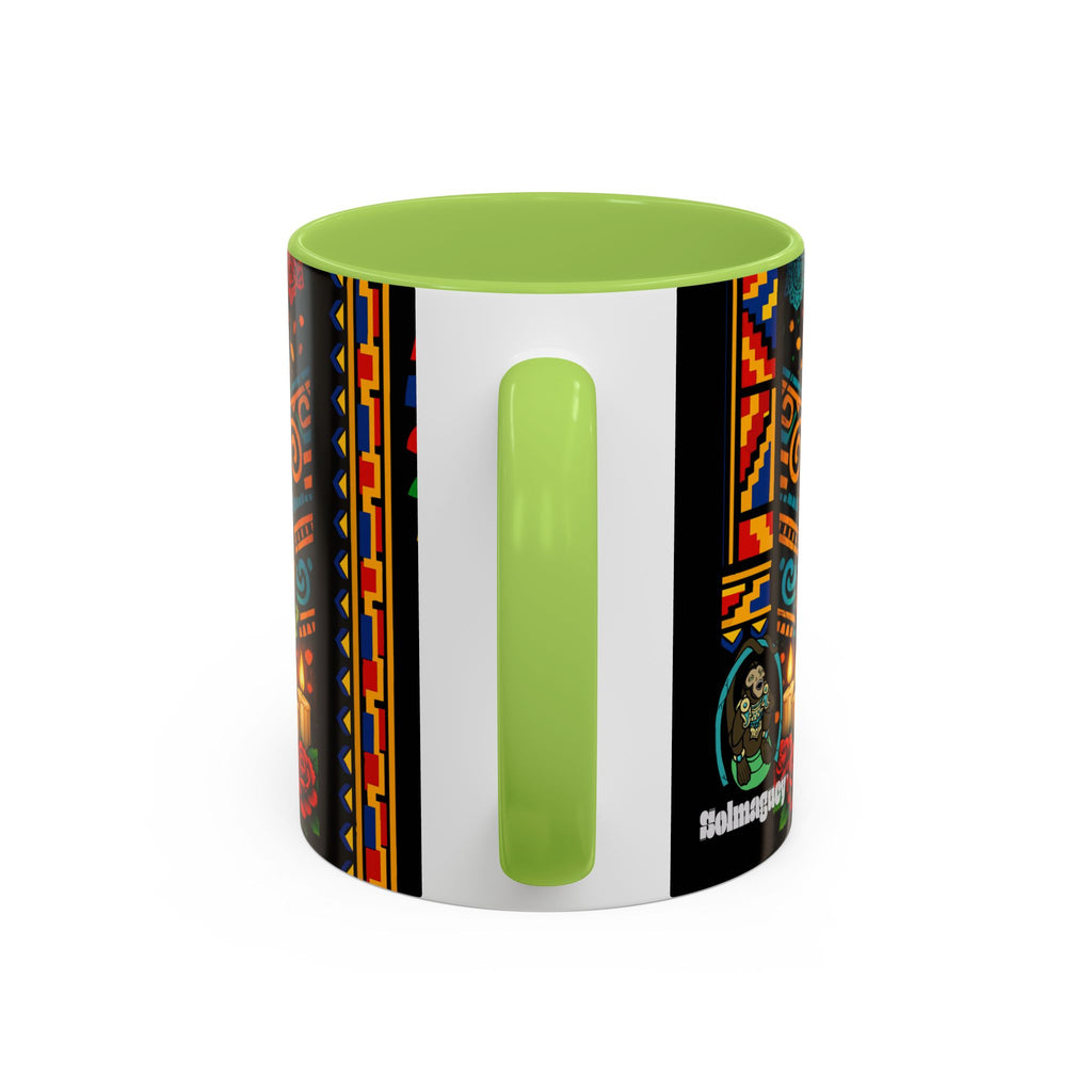 Day of the Dead Graduation Skull Accent Coffee Mug — Class of '26 Cappuccino Cup