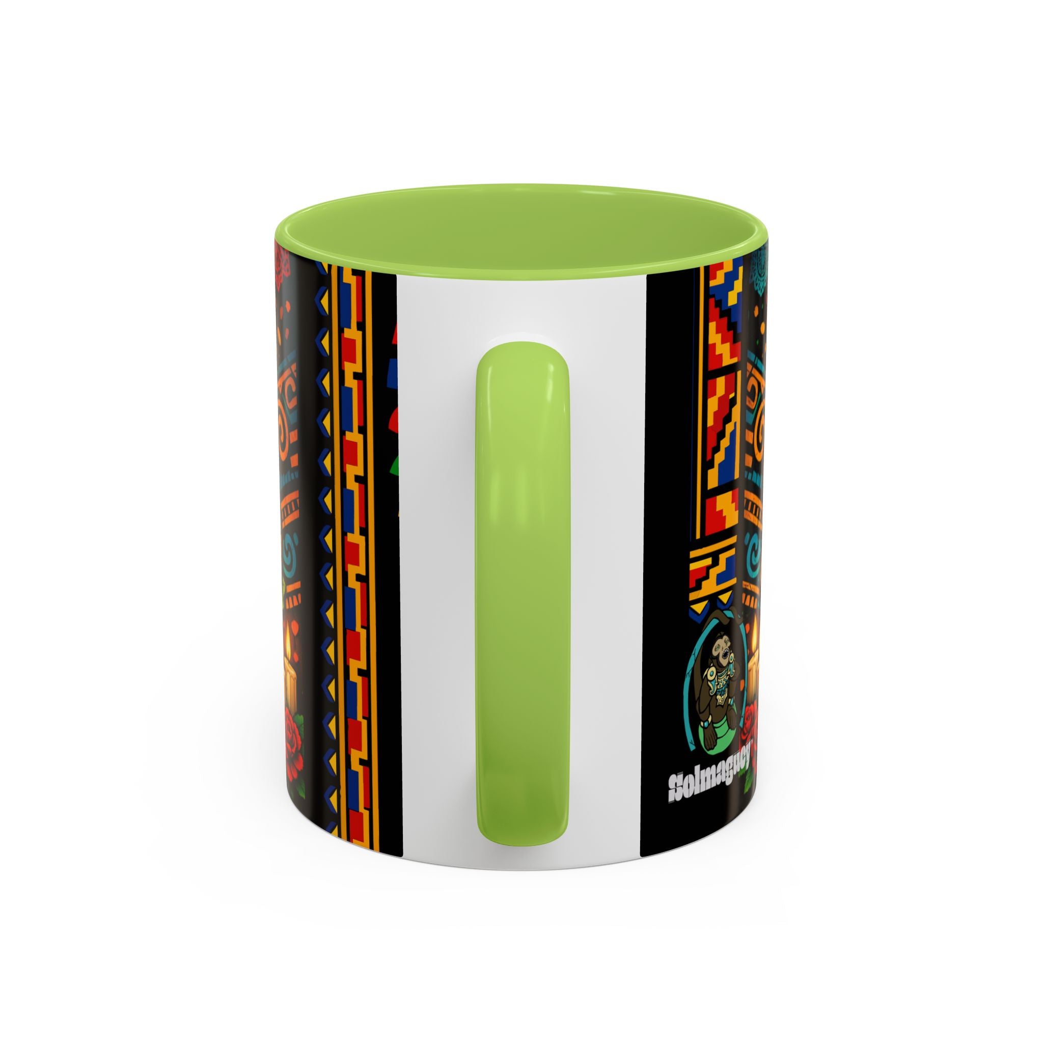 Day of the Dead Graduation Skull Accent Coffee Mug — Class of '26 Cappuccino Cup