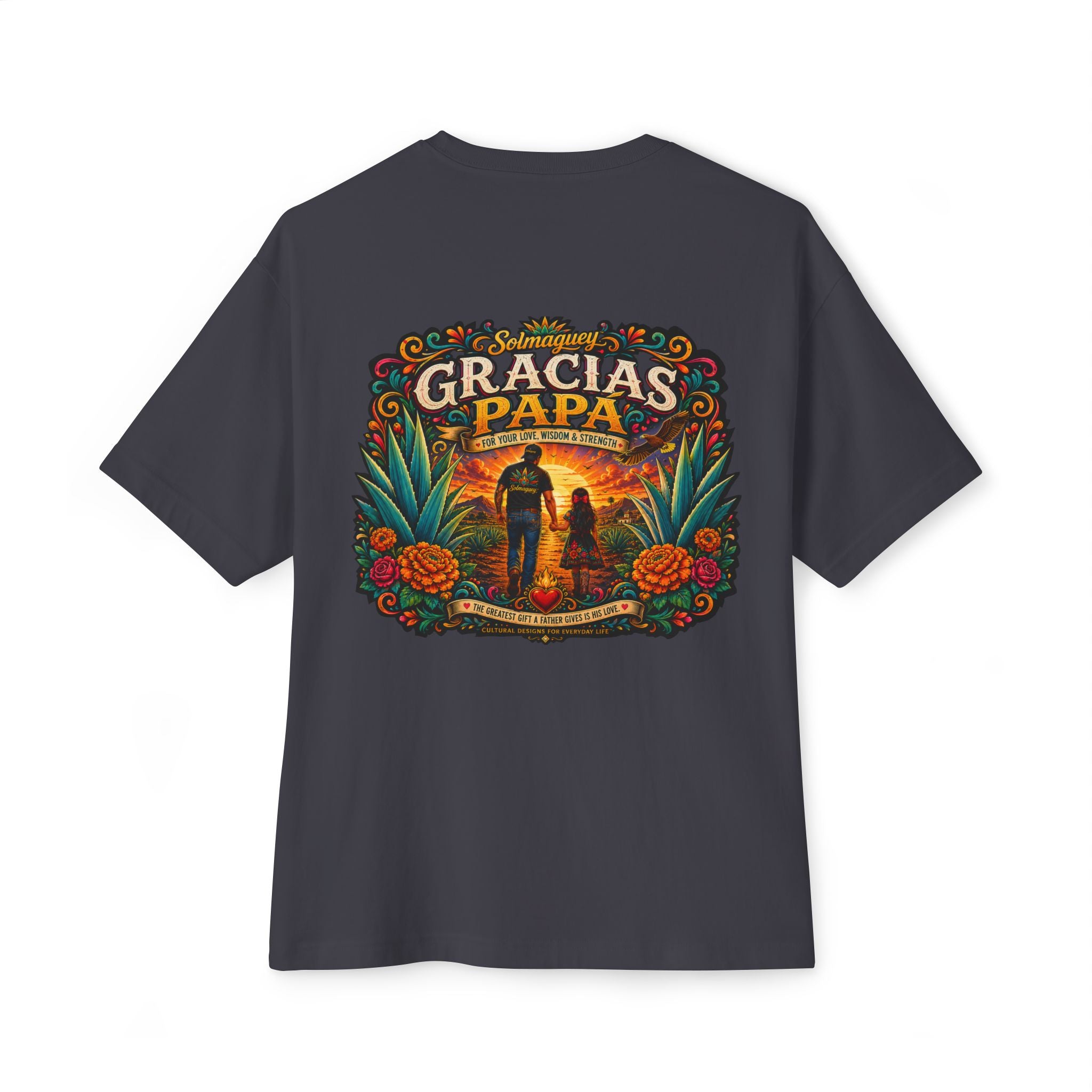 Gracias Papá Graphic Tee — Father & Daughter Tribute Shirt | Solmaguey™