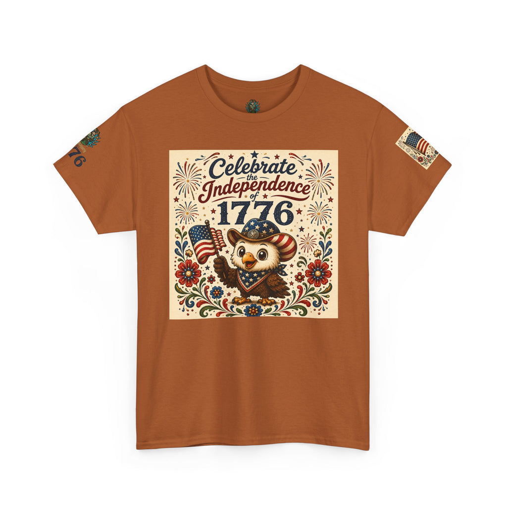 1776 Independence Day Eagle T-Shirt | Patriotic American Flag Shirt | 4th of July Celebration Tee
