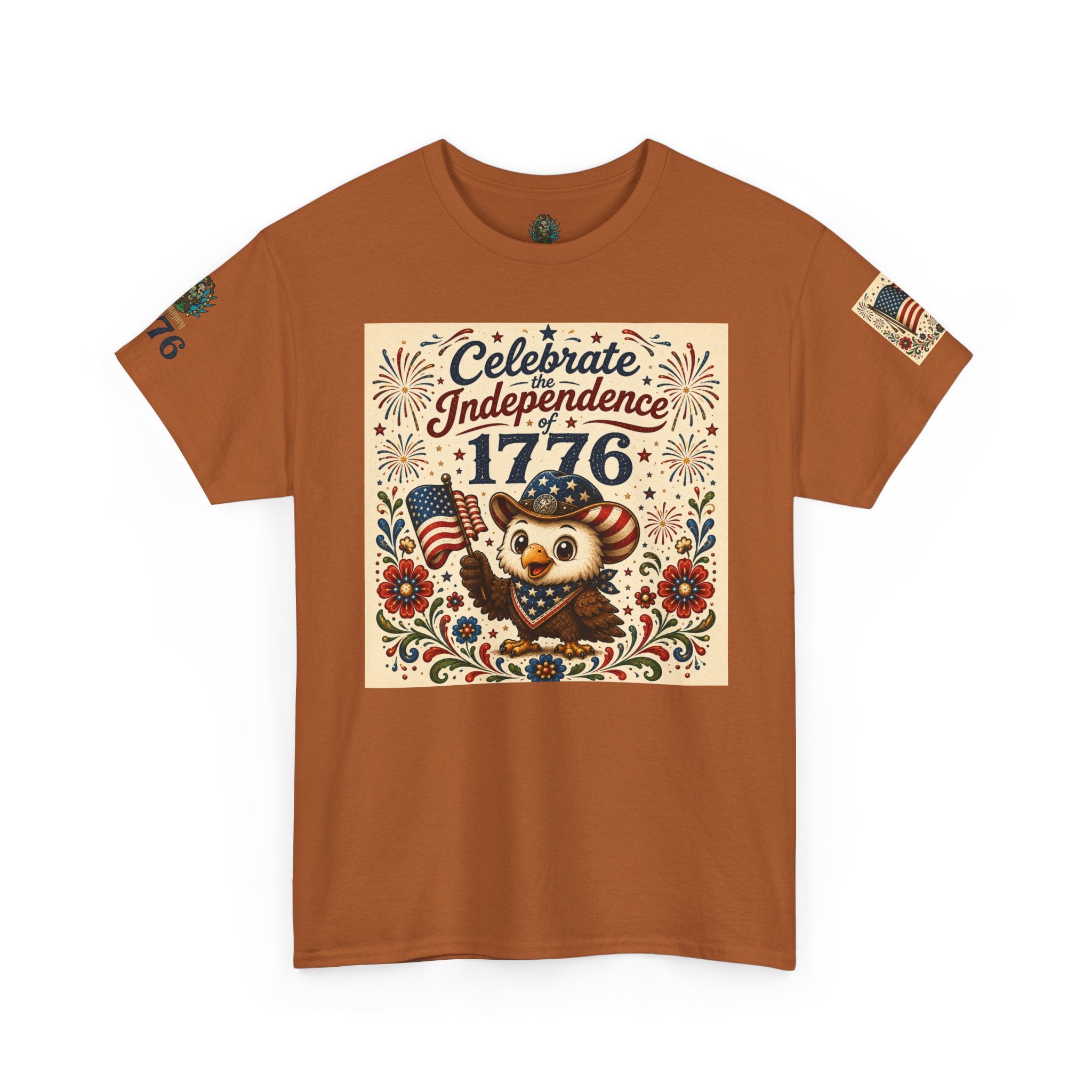1776 Independence Day Eagle T-Shirt | Patriotic American Flag Shirt | 4th of July Celebration Tee