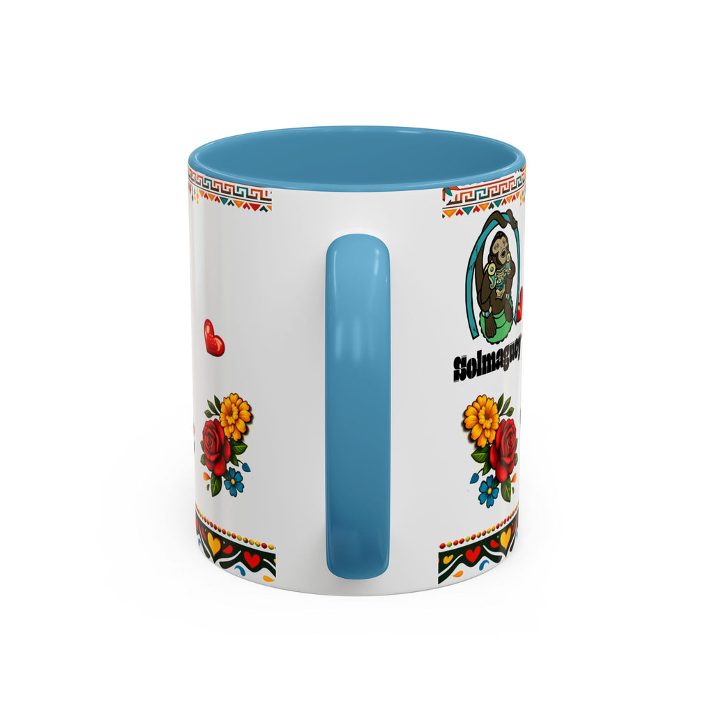 Happy Mother's Day Accent Mug-Colorful Floral Day of the Dead Design (11/15oz)