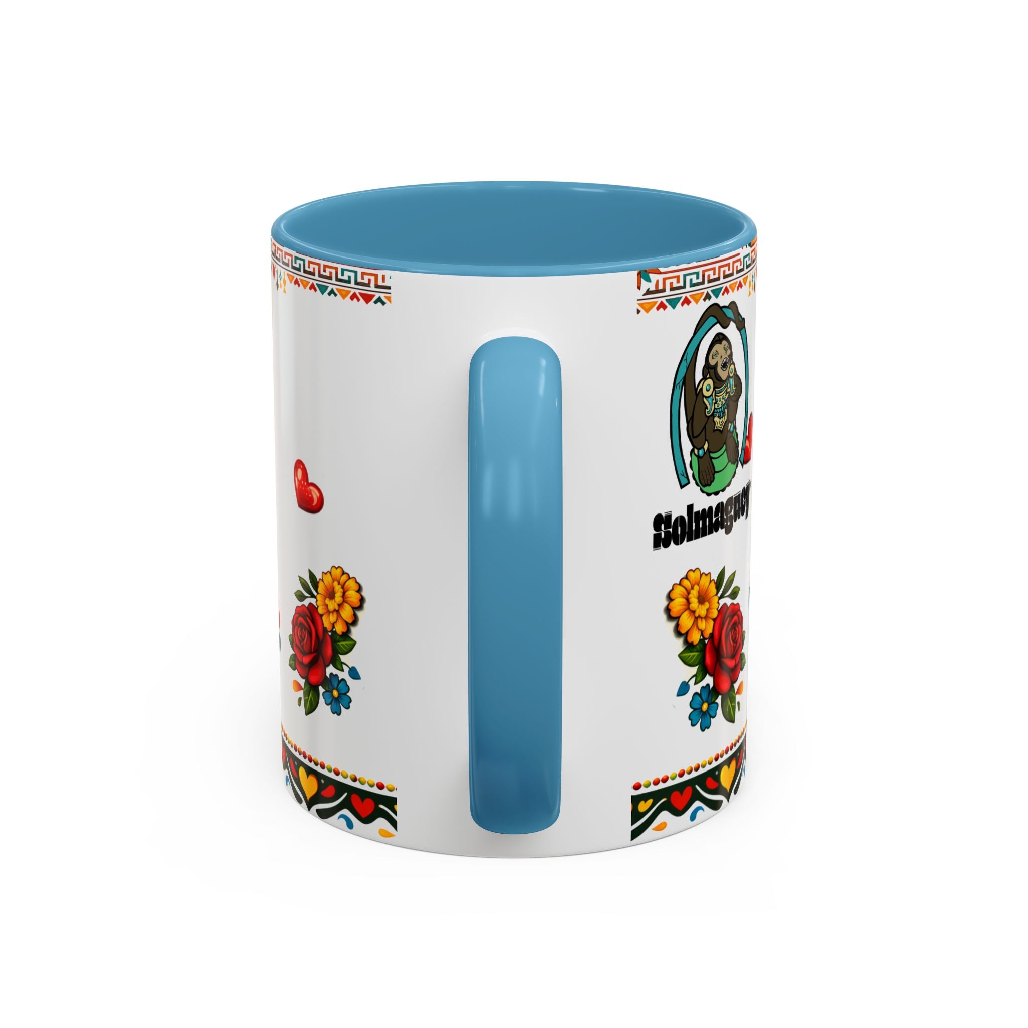 Happy Mother's Day Accent Mug-Colorful Floral Day of the Dead Design (11/15oz)