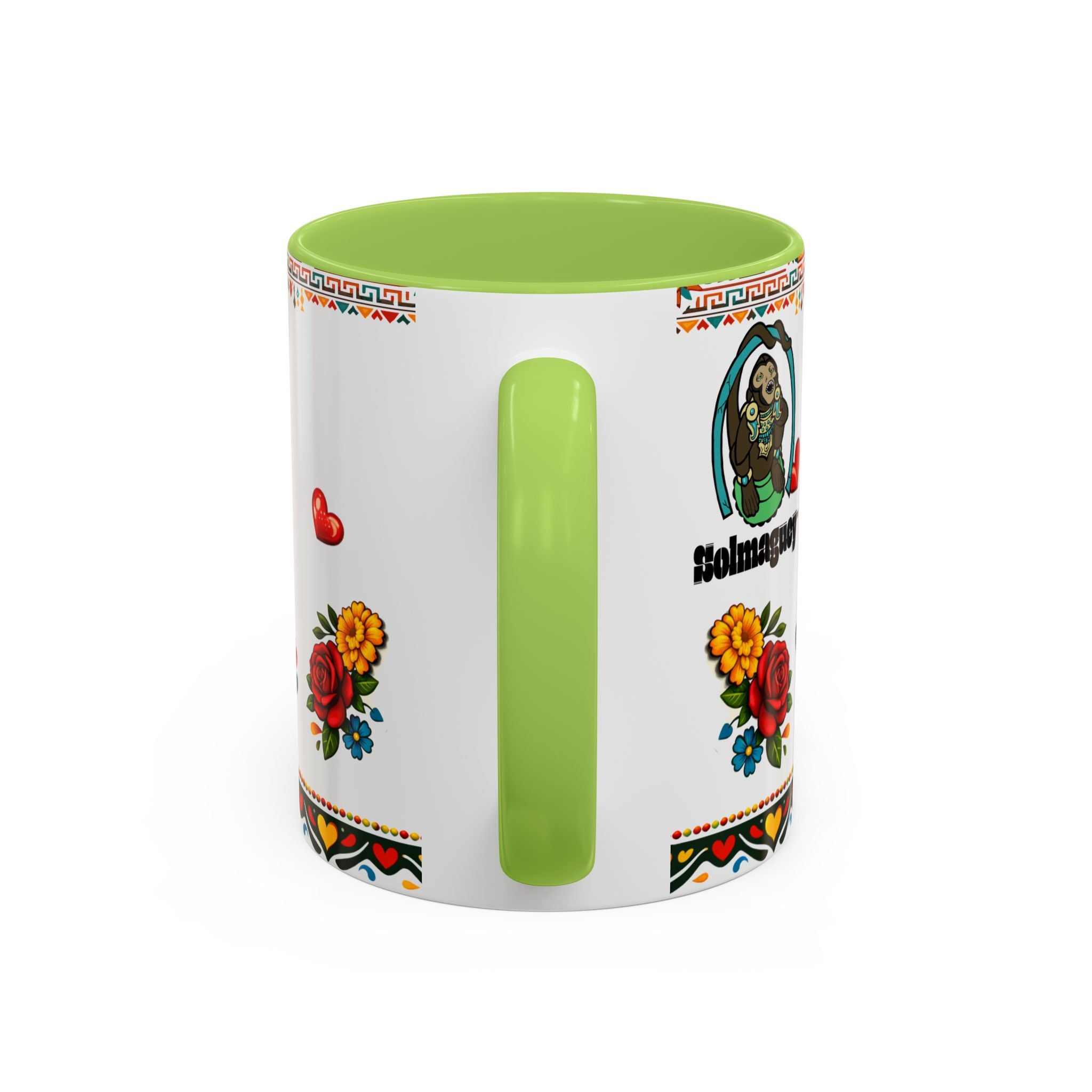 Happy Mother's Day Accent Mug-Colorful Floral Day of the Dead Design (11/15oz)
