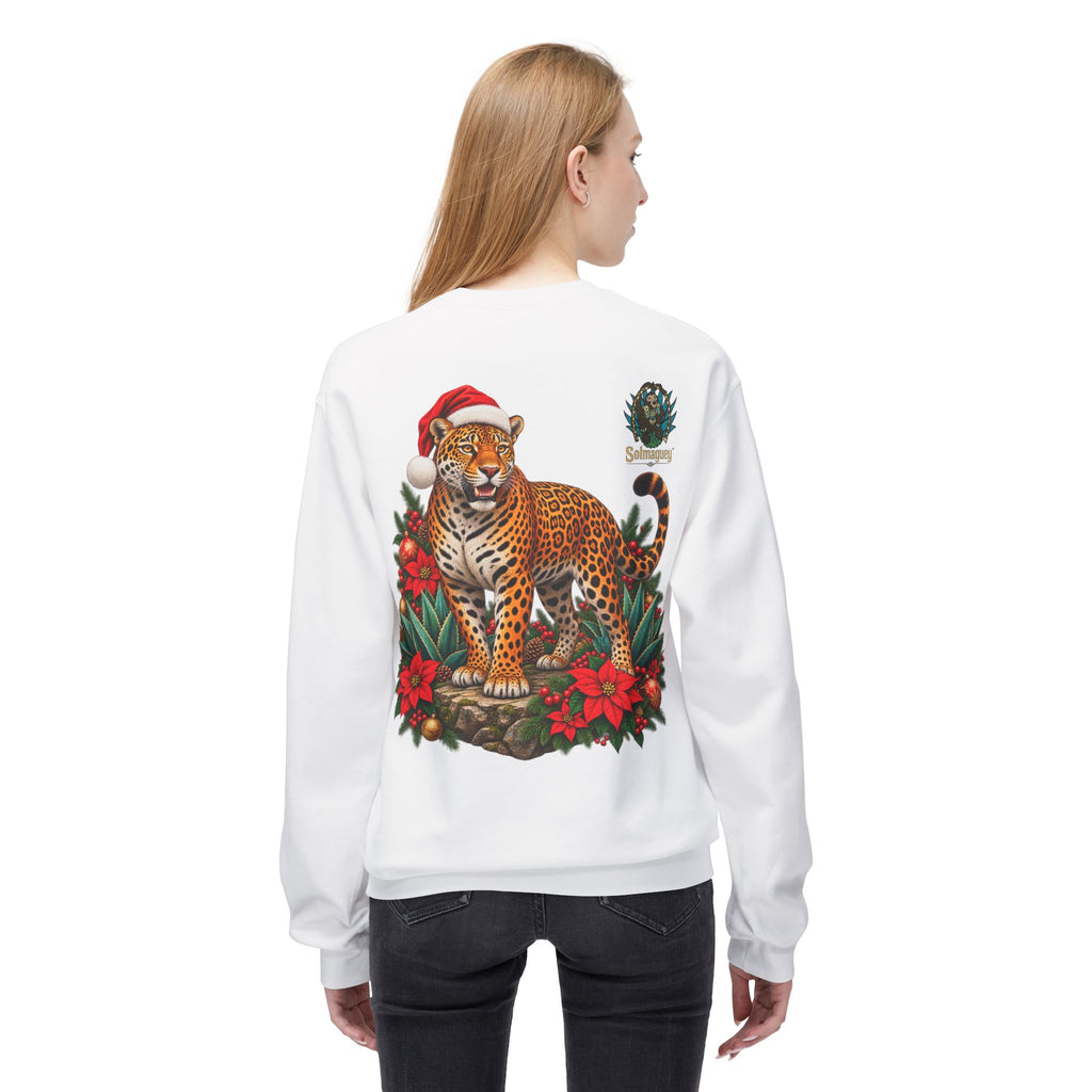 Jaguar Navideño™ – Christmas Jaguar Crewneck Sweatshirt | Solmaguey™