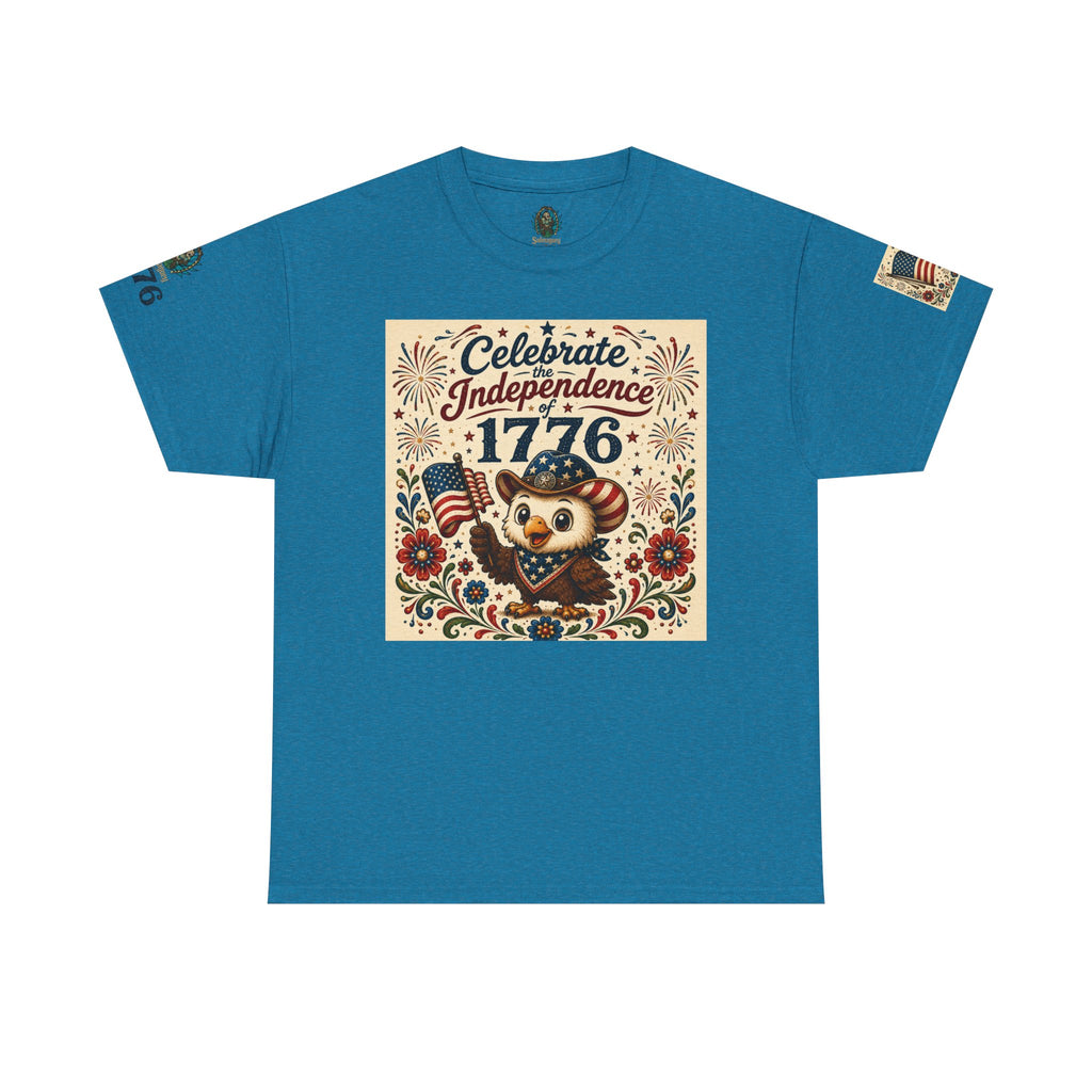 1776 Independence Day Eagle T-Shirt | Patriotic American Flag Shirt | 4th of July Celebration Tee