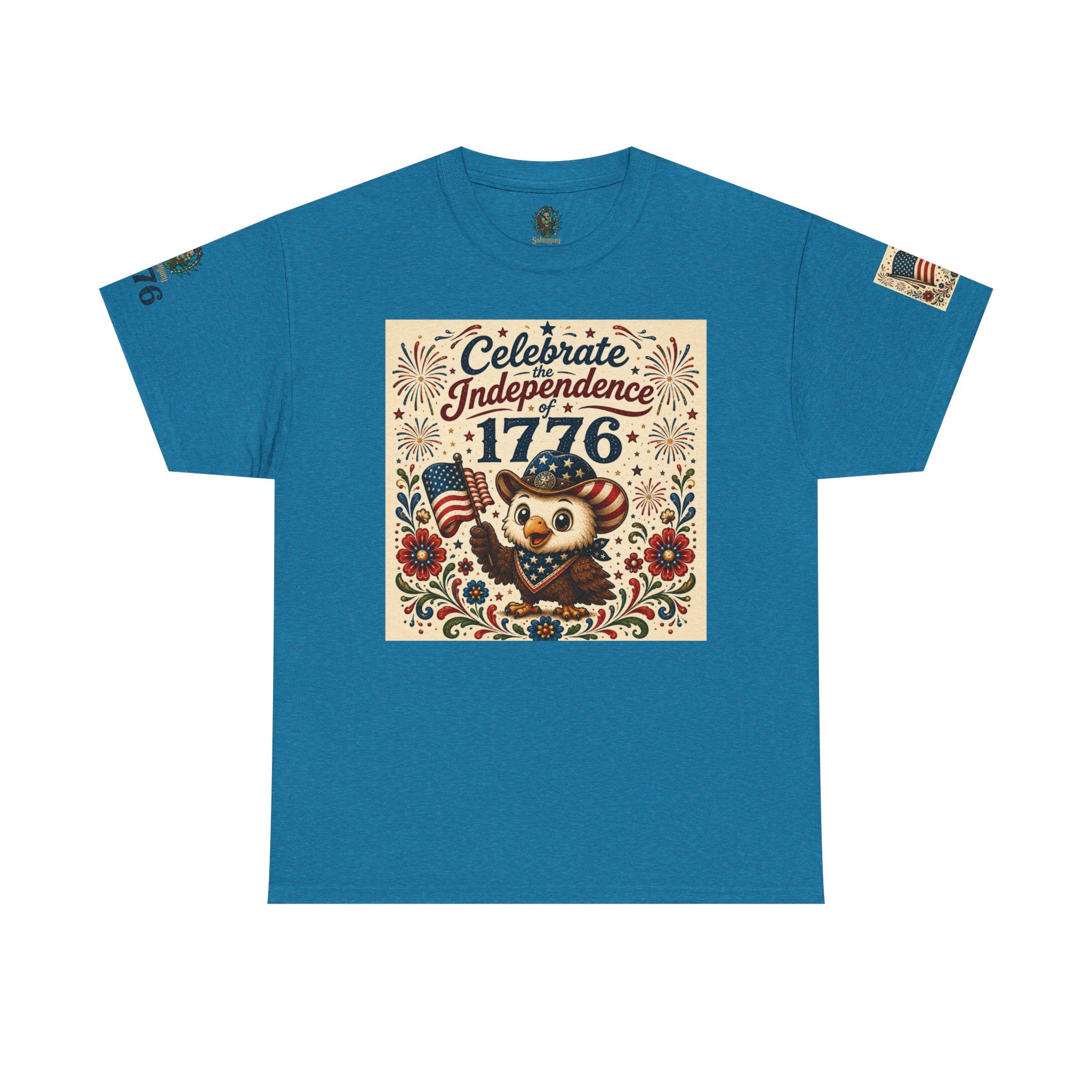 1776 Independence Day Eagle T-Shirt | Patriotic American Flag Shirt | 4th of July Celebration Tee