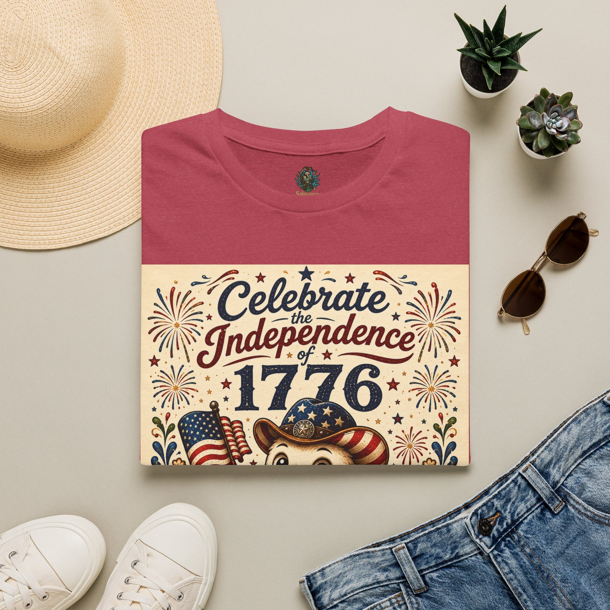 1776 Independence Day Eagle T-Shirt | Patriotic American Flag Shirt | 4th of July Celebration Tee