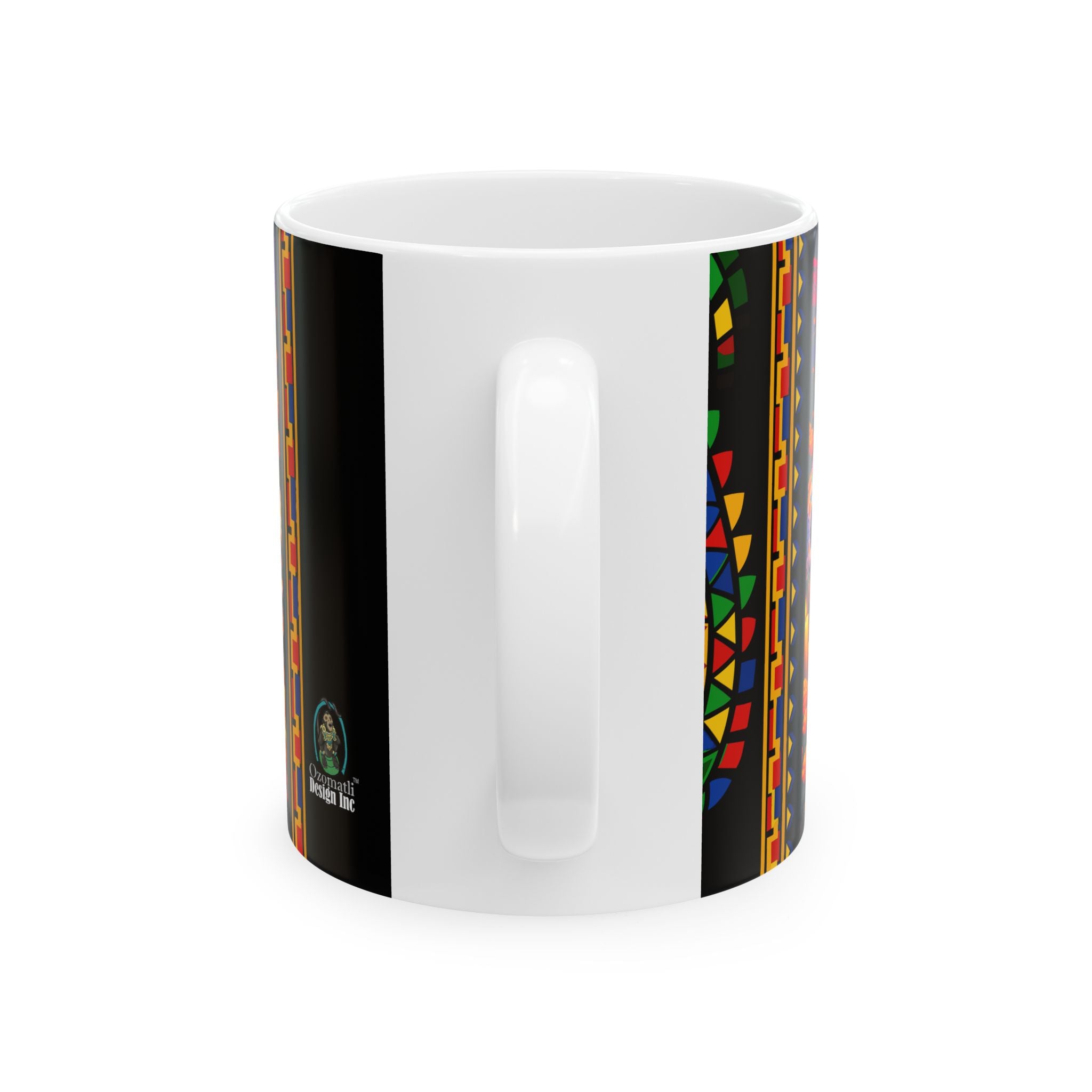 Day of the Dead Ceramic Mug — Colorful Catrina Dance Design (11oz, 15oz)