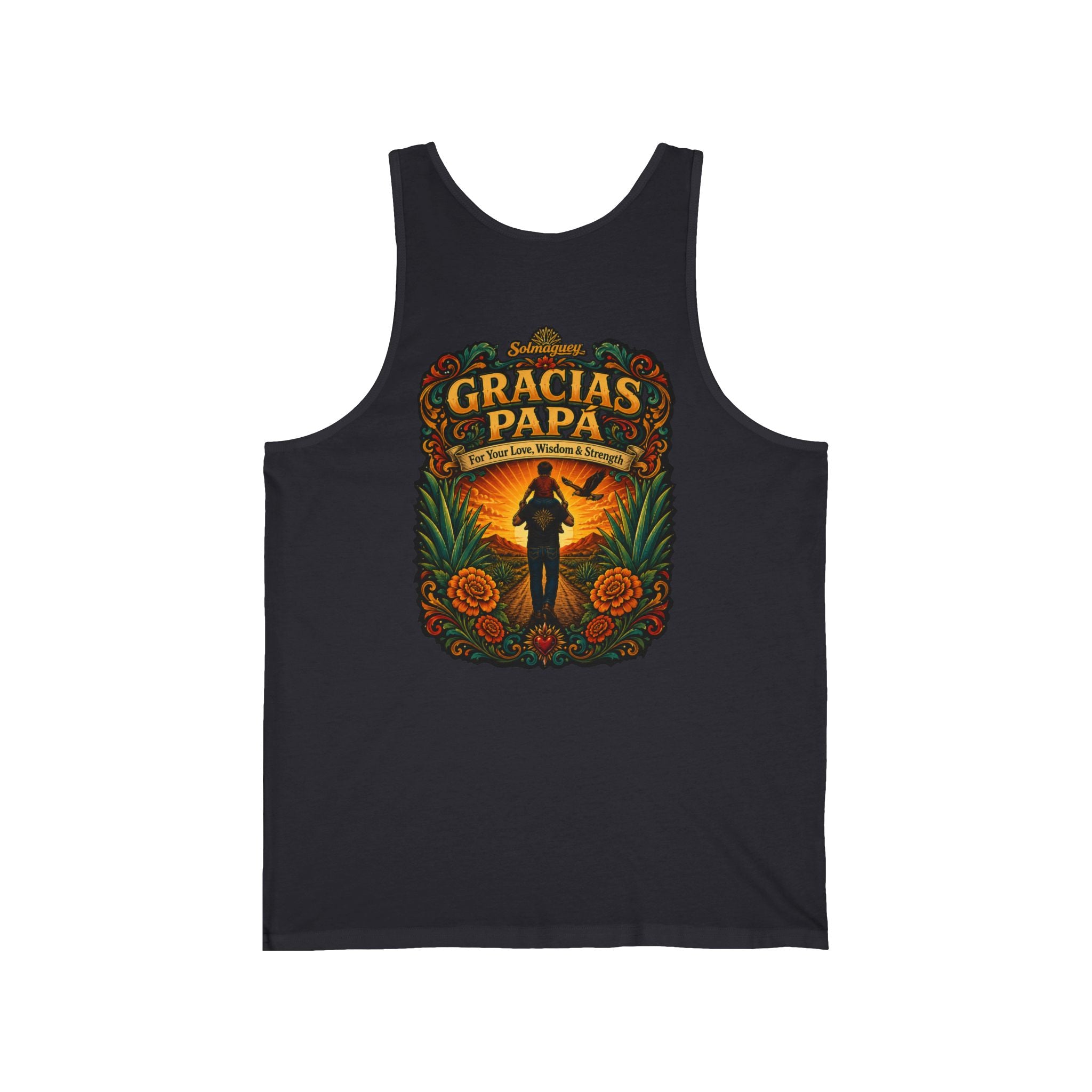 Gracias Papá Tank Top — Father & Son Tribute Tank | Solmaguey™