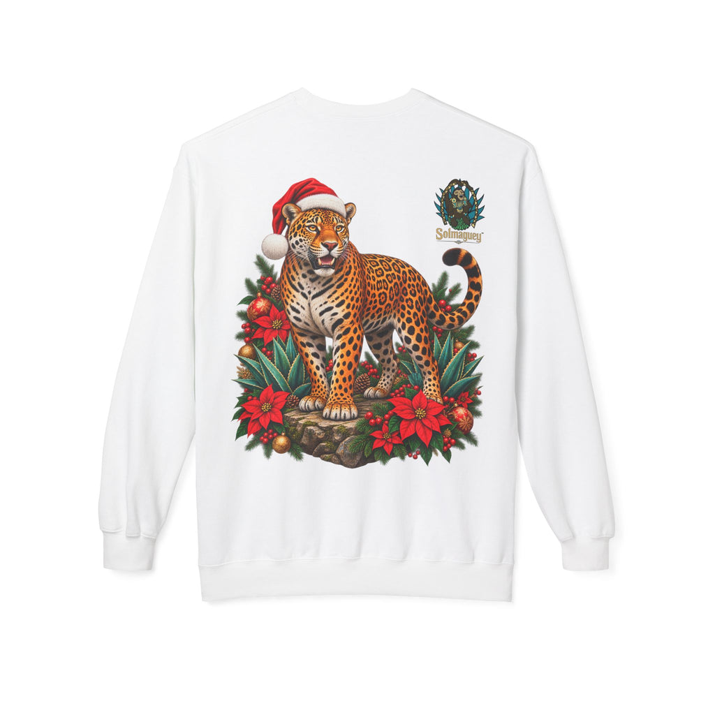 Jaguar Navideño™ – Christmas Jaguar Crewneck Sweatshirt | Solmaguey™