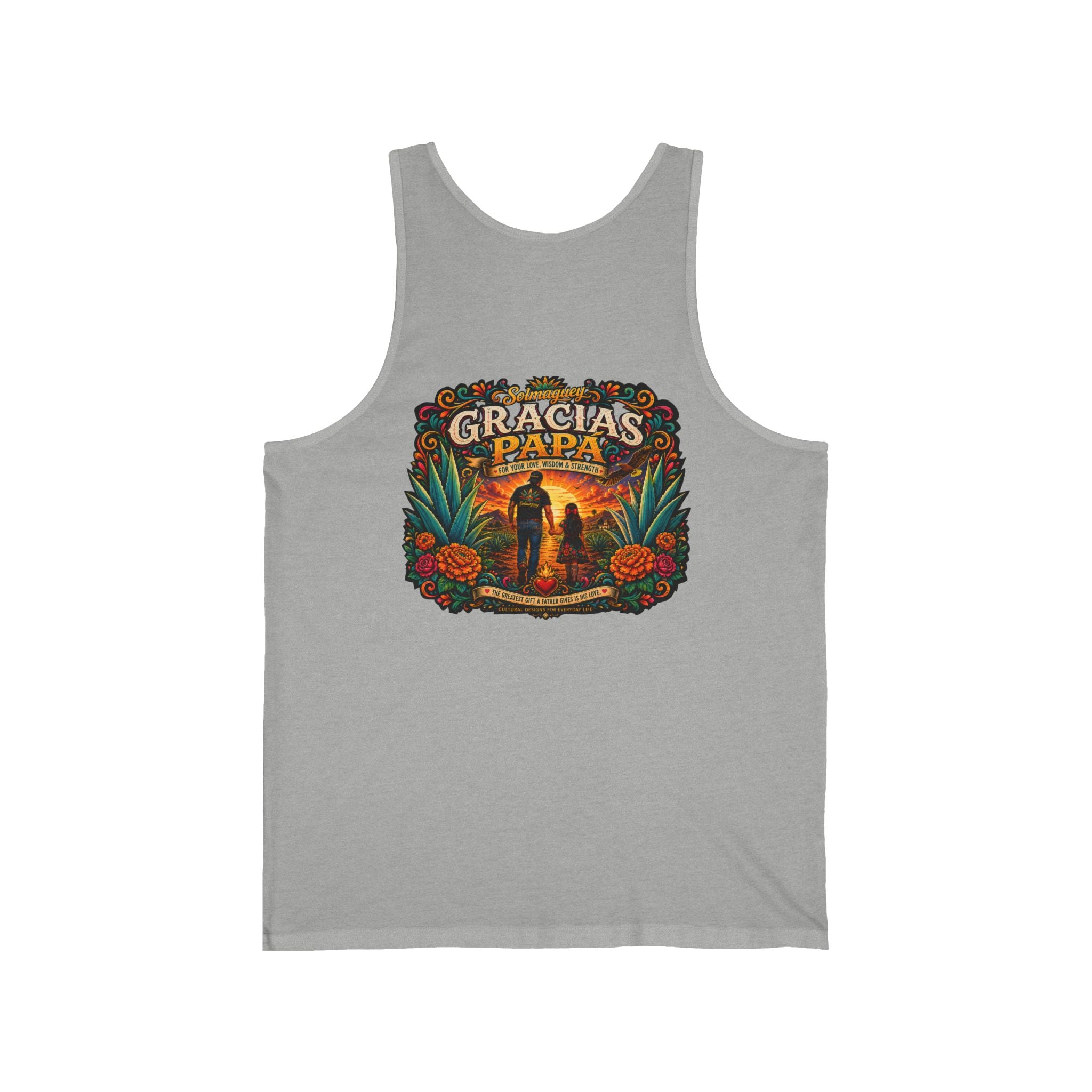 Gracias Papá Tank Top — Father & Daughter Tribute Tank | Solmaguey™