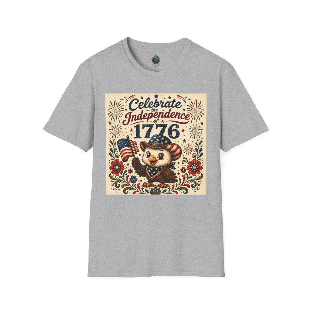 1776 Independence Day Eagle T-Shirt | Patriotic American Flag Shirt | 4th of July Celebration Tee