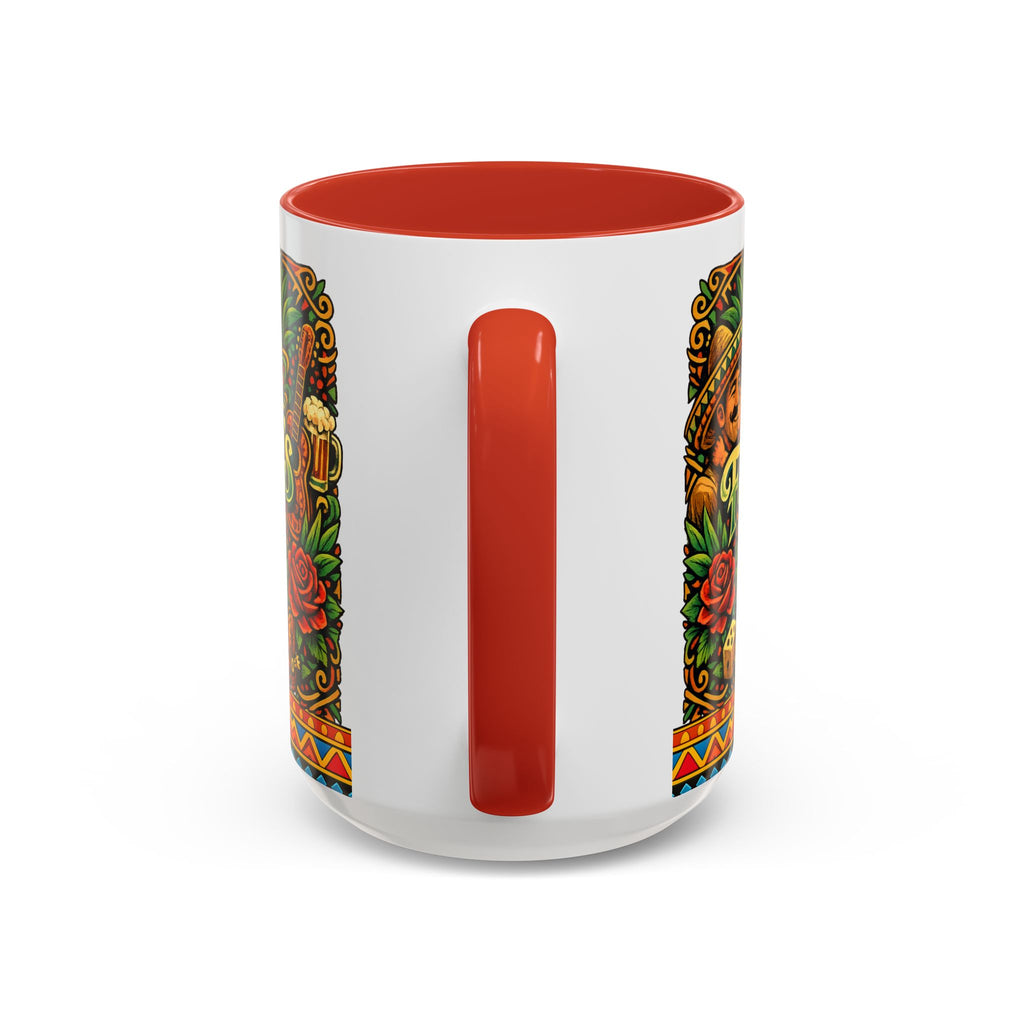 Happy Father's Day Accent Mug — Festive Father's Day Coffee Mug | Solmaguey™