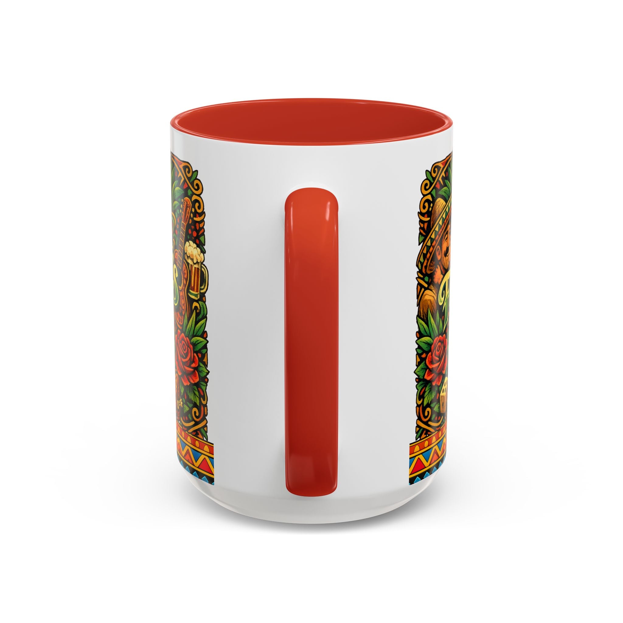 Happy Father's Day Accent Mug — Festive Father's Day Coffee Mug | Solmaguey™