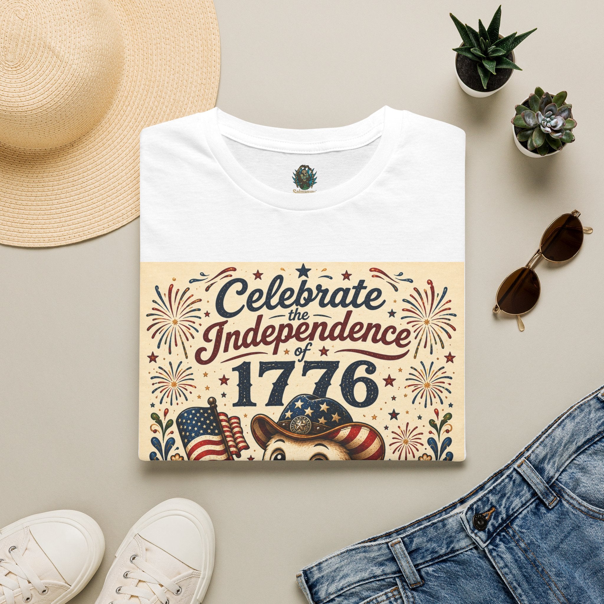 1776 Independence Day Eagle T-Shirt | Patriotic American Flag Shirt | 4th of July Celebration Tee