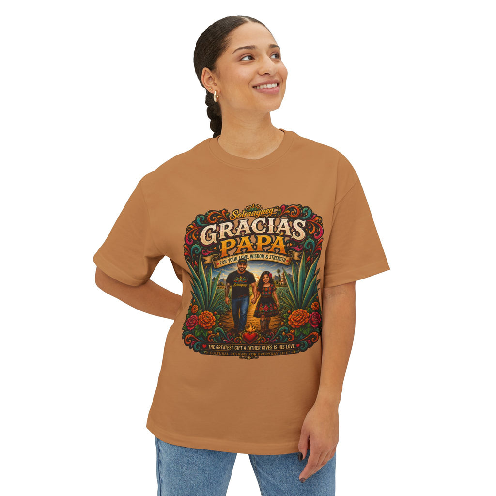 Gracias Papá Graphic Tee — Father & Daughter Tribute Shirt | Solmaguey™