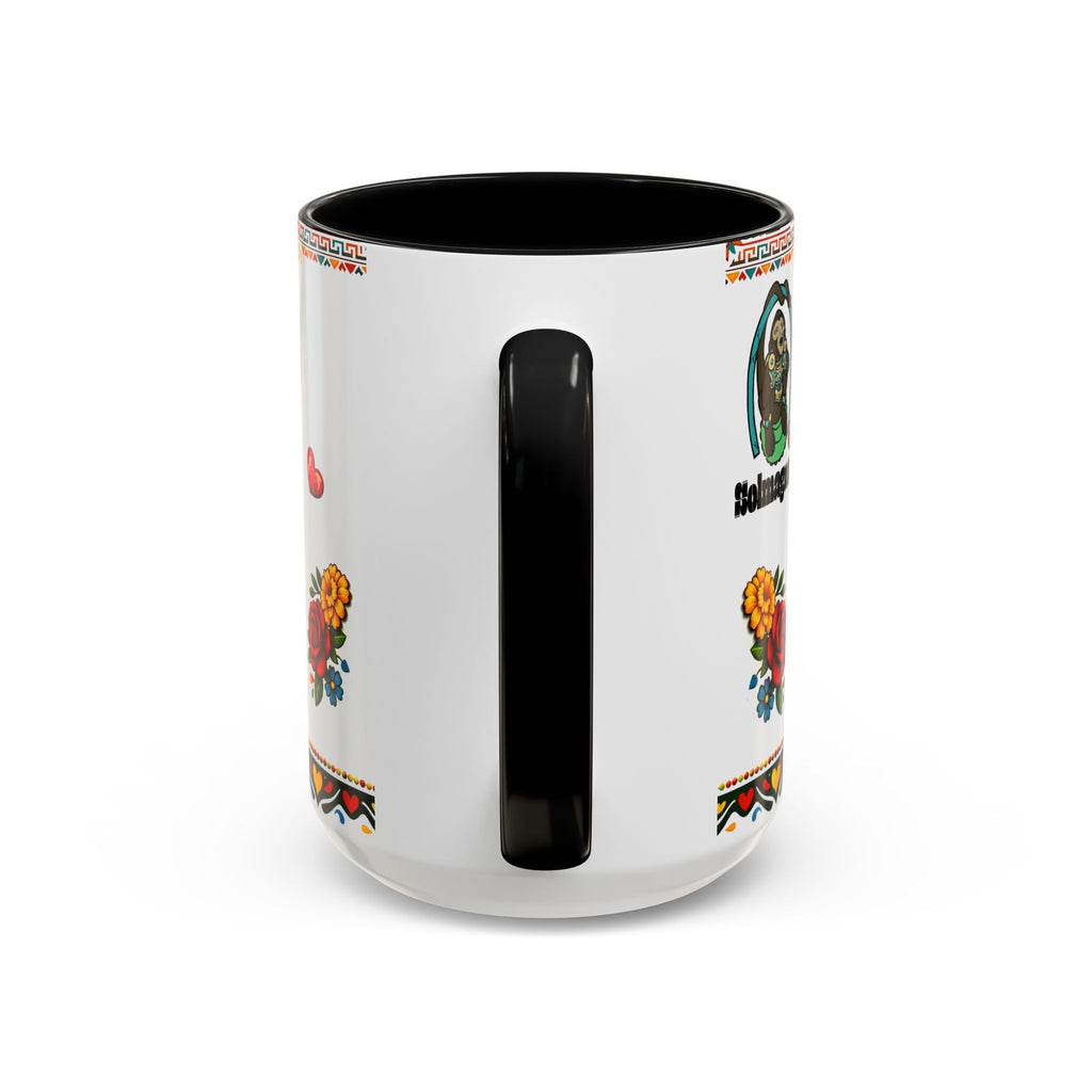 Happy Mother's Day Accent Mug-Colorful Floral Day of the Dead Design (11/15oz)