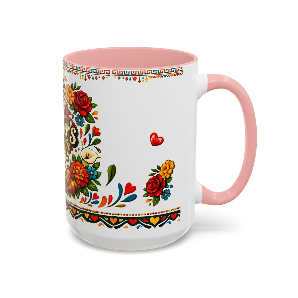 Happy Mother's Day Accent Mug-Colorful Floral Day of the Dead Design (11/15oz)