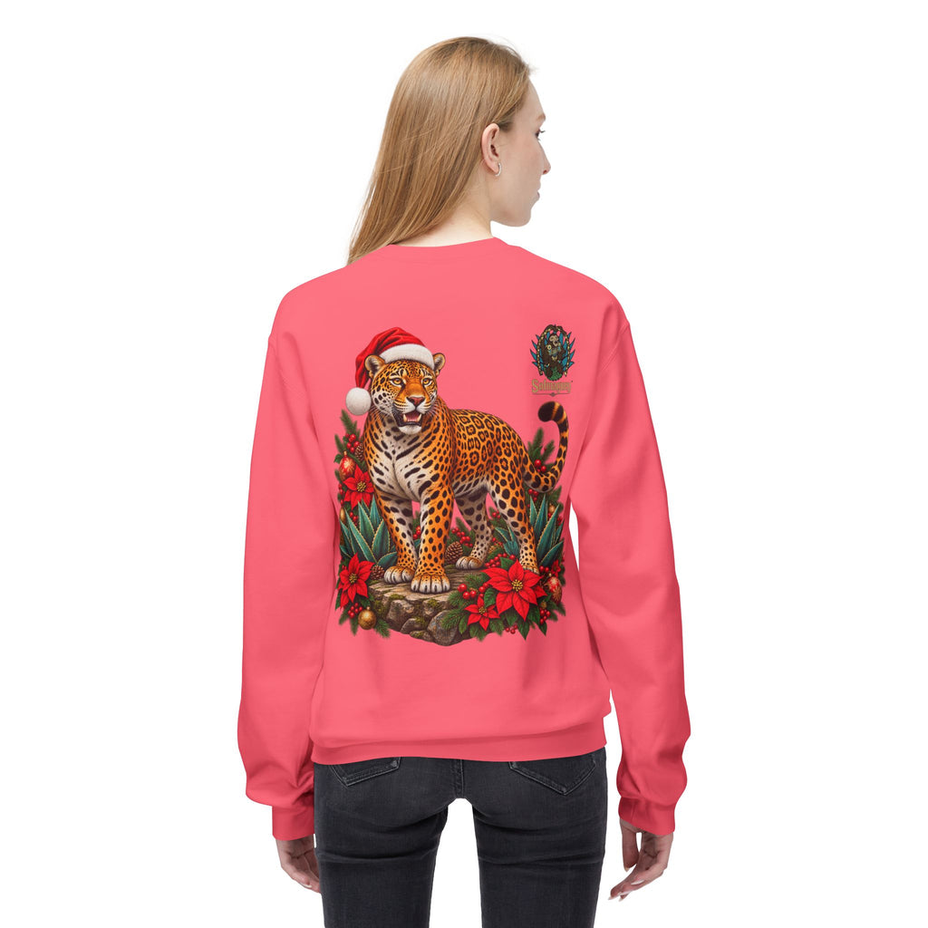 Jaguar Navideño™ – Christmas Jaguar Crewneck Sweatshirt | Solmaguey™