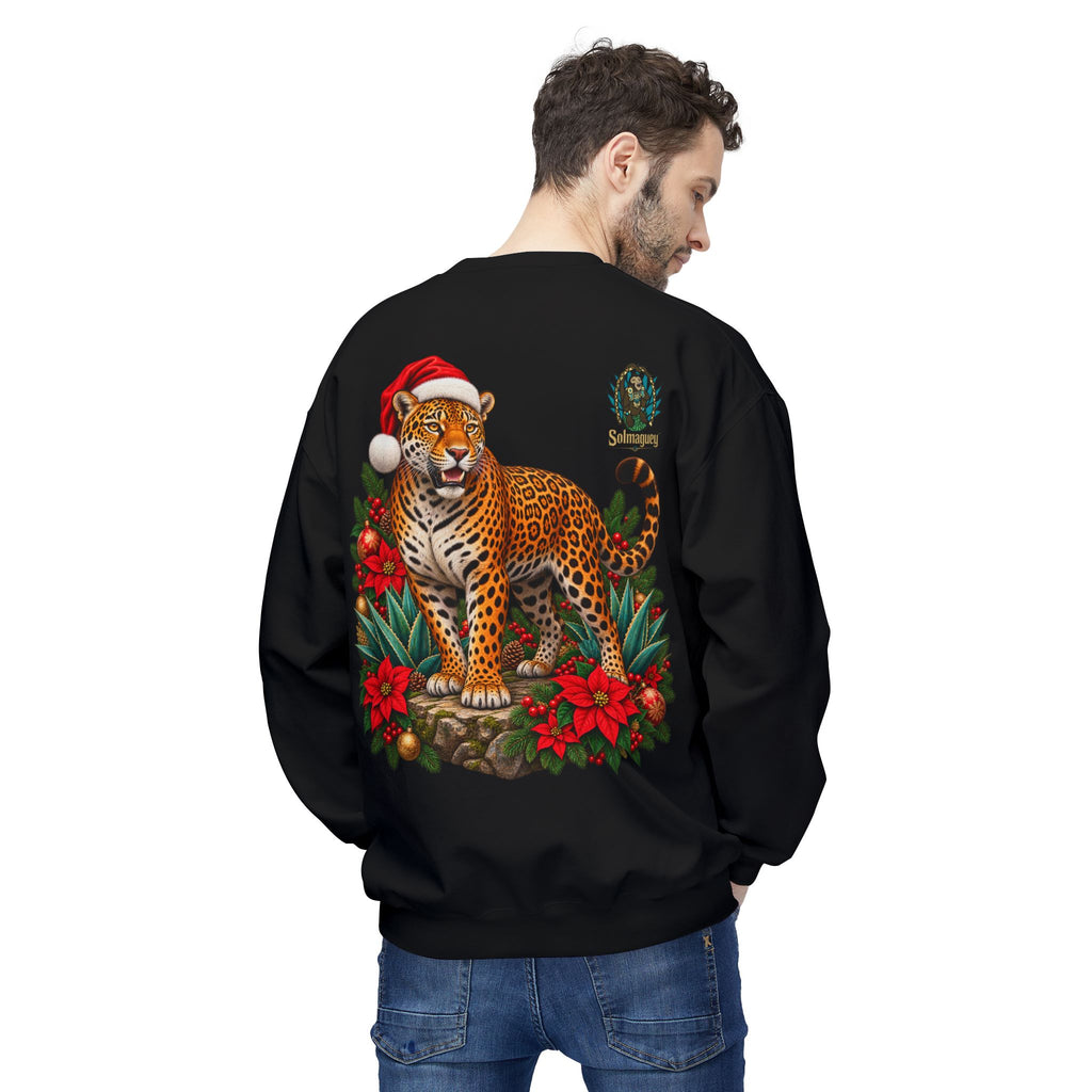 Jaguar Navideño™ – Christmas Jaguar Crewneck Sweatshirt | Solmaguey™