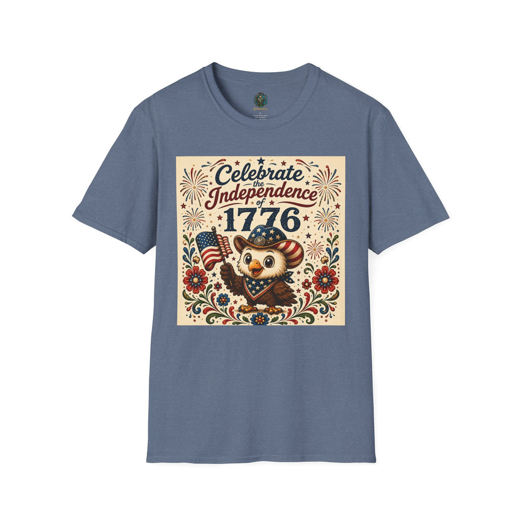 1776 Independence Day Eagle T-Shirt | Patriotic American Flag Shirt | 4th of July Celebration Tee