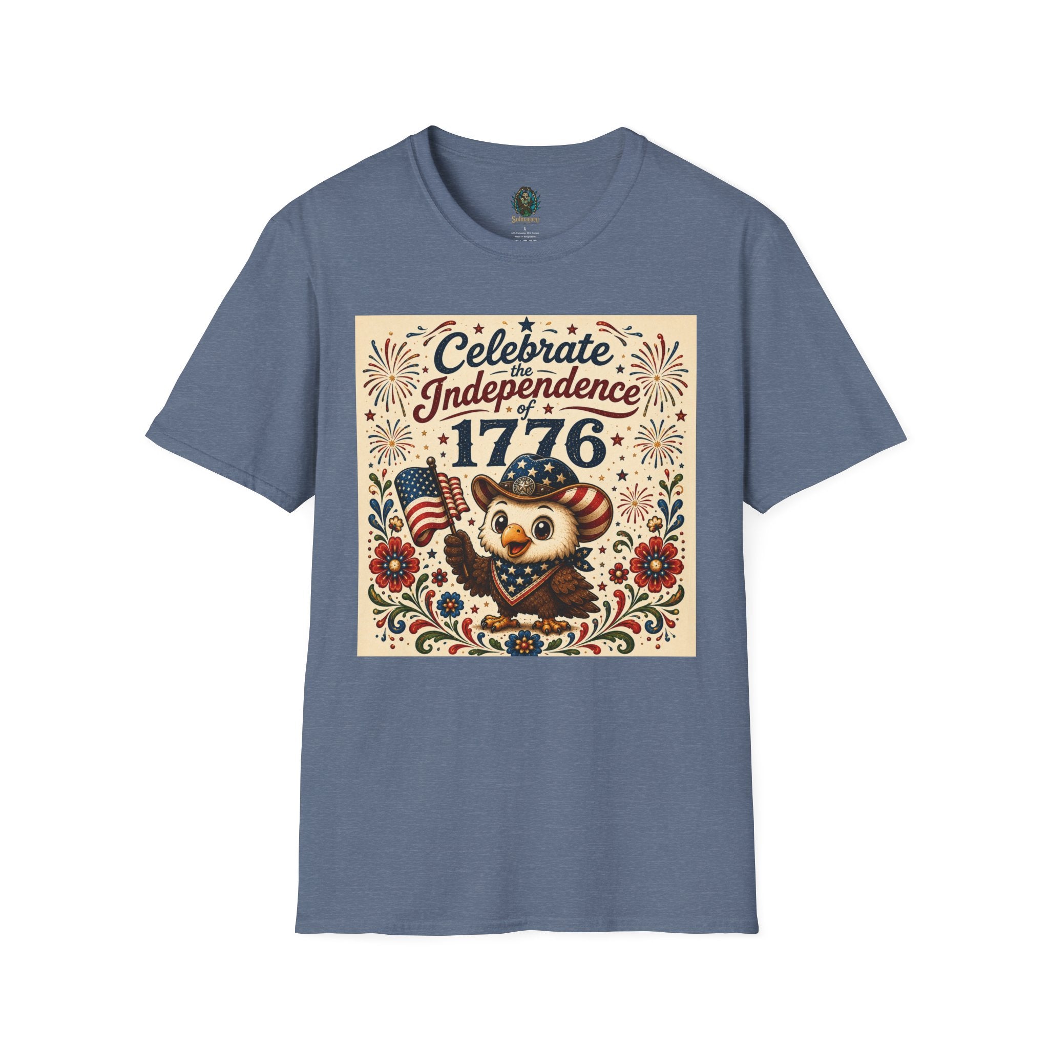 1776 Independence Day Eagle T-Shirt | Patriotic American Flag Shirt | 4th of July Celebration Tee