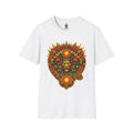 Aztec Skull Sunburst T-Shirt | Tribal Floral Skull Design