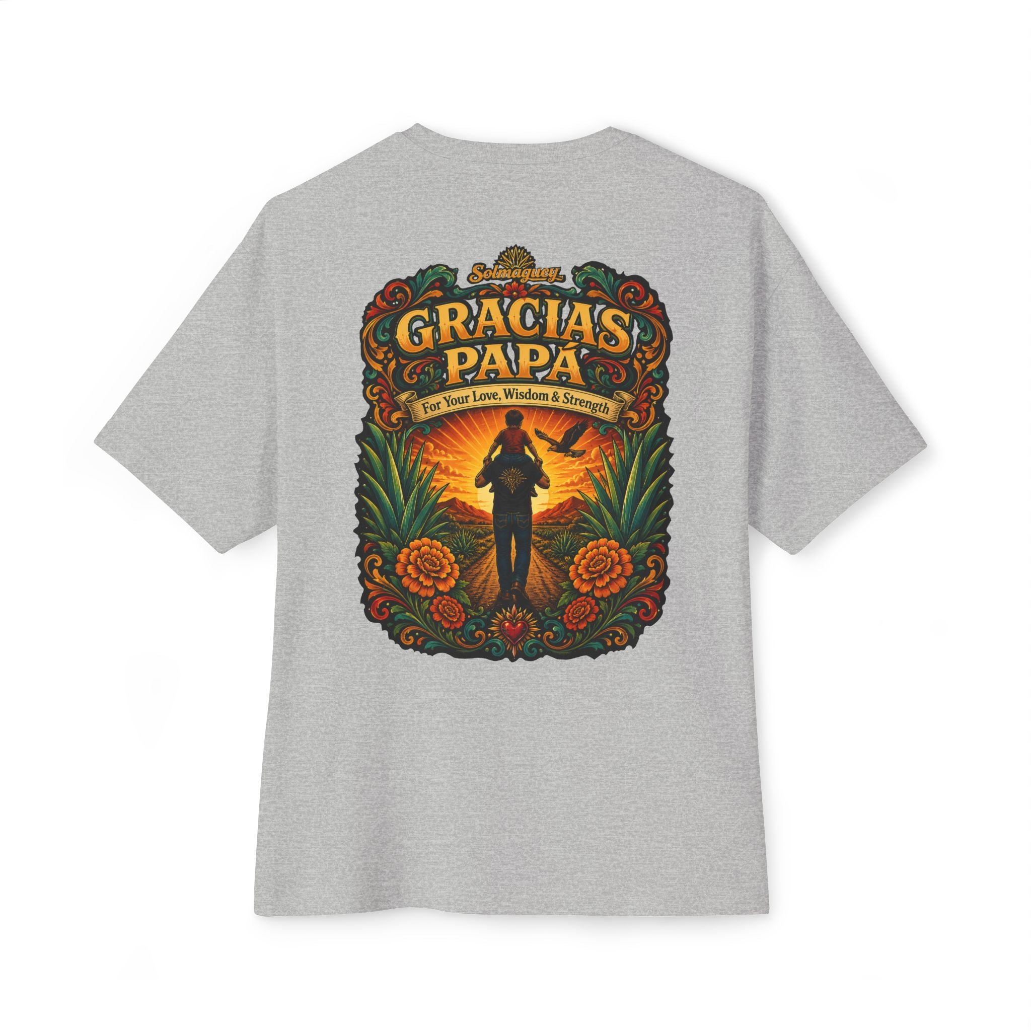 Gracias Papá Graphic Tee — Father & Son Tribute Shirt | Solmaguey™