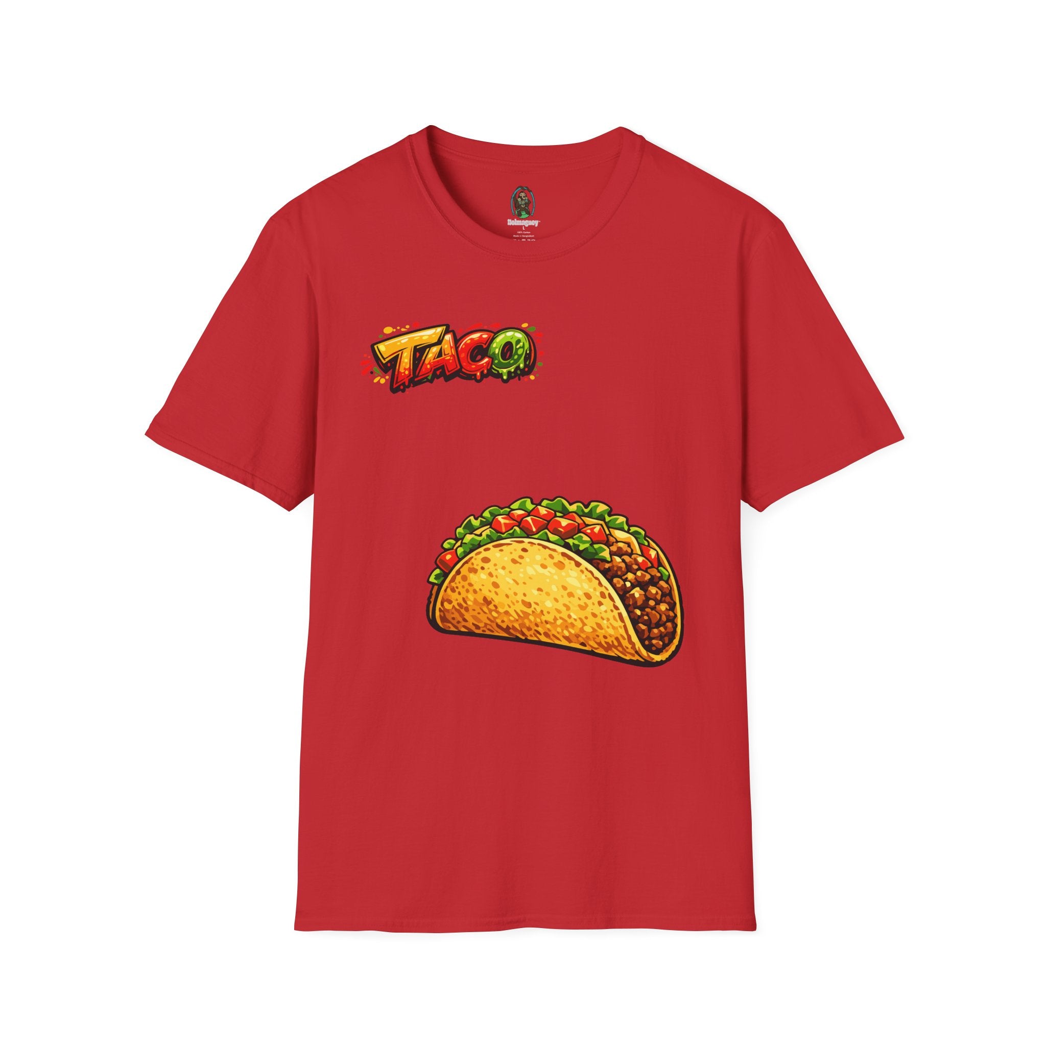 Taco Graphic T-Shirt — Fun Taco Pattern Tee