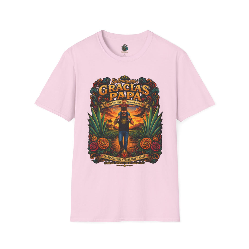 Gracias Papá Shirt, Mexican Dad Gift, Father Son Shirt, Father's Day Gift for Papa, Latino Dad Tee, Hispanic Family Shirt, Folk Art Father Gift