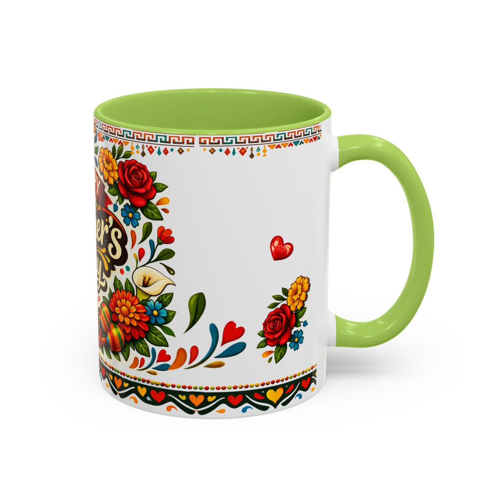 Happy Mother's Day Accent Mug-Colorful Floral Day of the Dead Design (11/15oz)