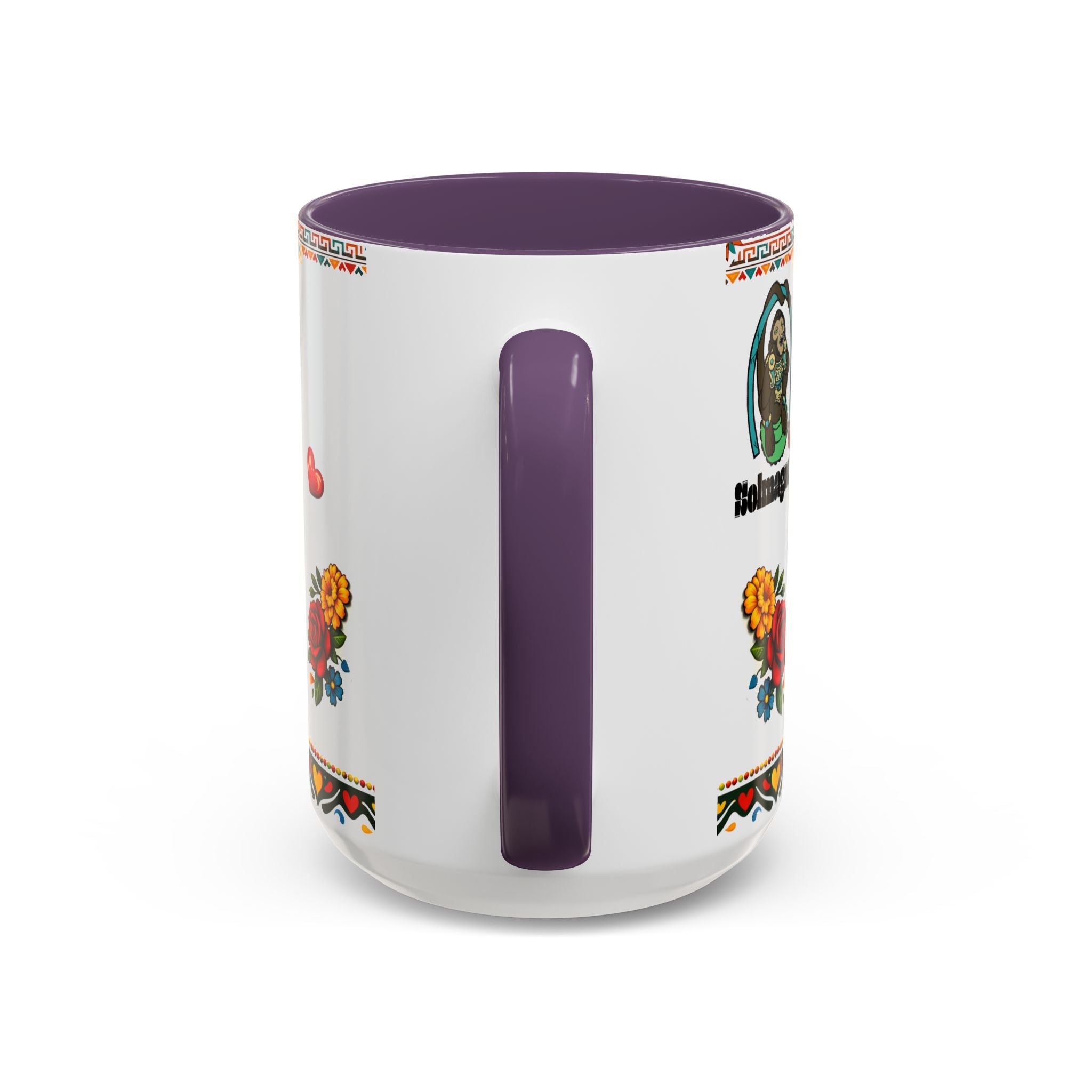 Happy Mother's Day Accent Mug-Colorful Floral Day of the Dead Design (11/15oz)