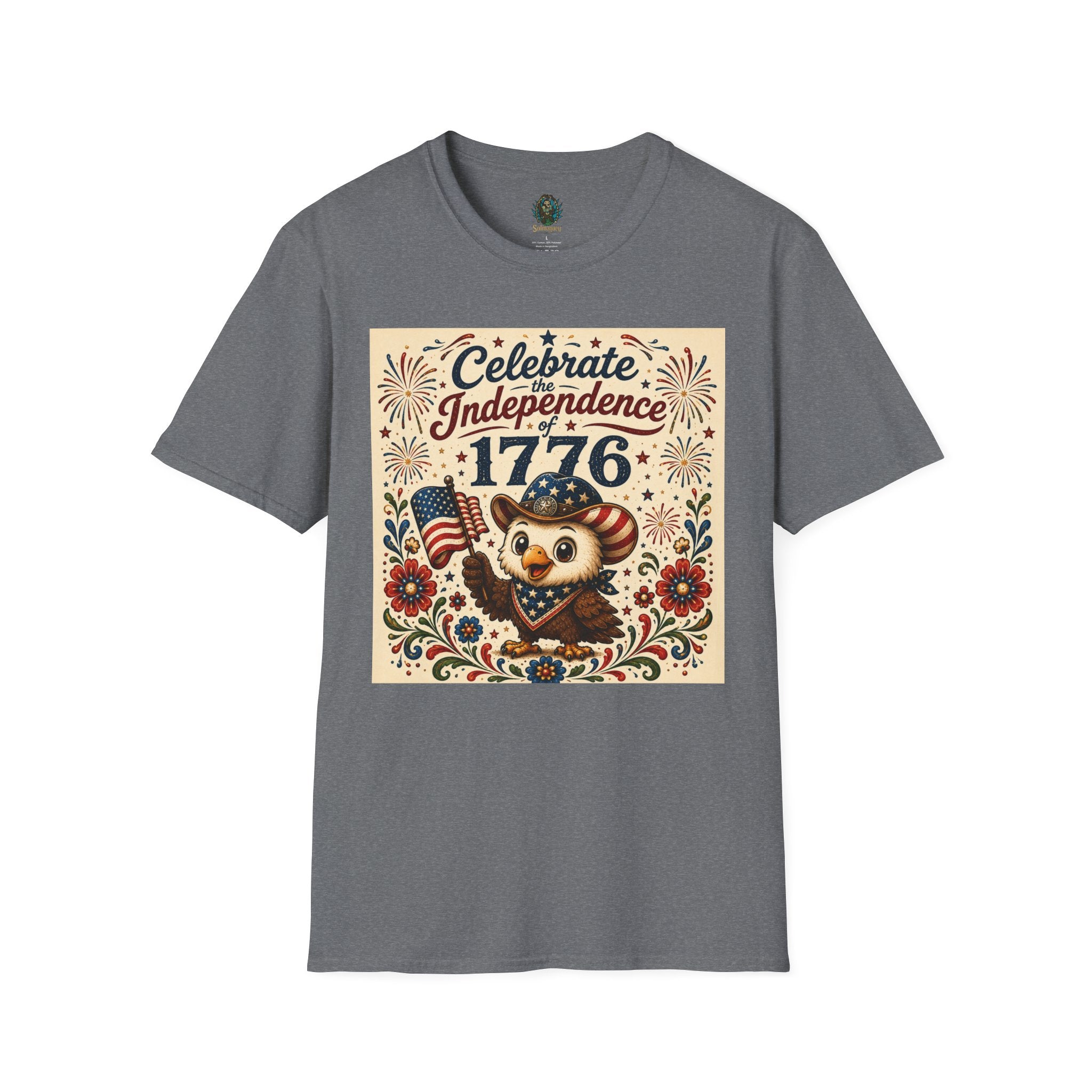 1776 Independence Day Eagle T-Shirt | Patriotic American Flag Shirt | 4th of July Celebration Tee