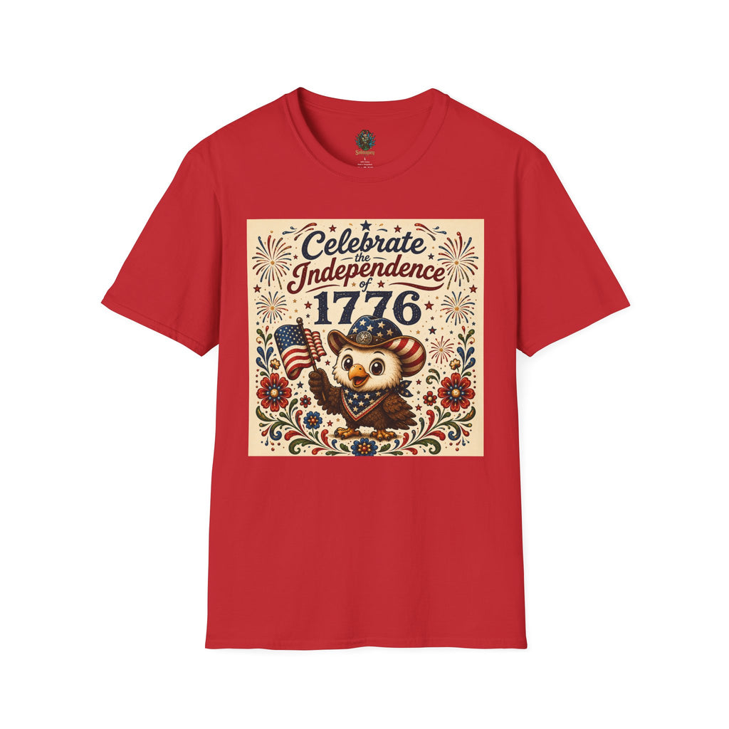 1776 Independence Day Eagle T-Shirt | Patriotic American Flag Shirt | 4th of July Celebration Tee