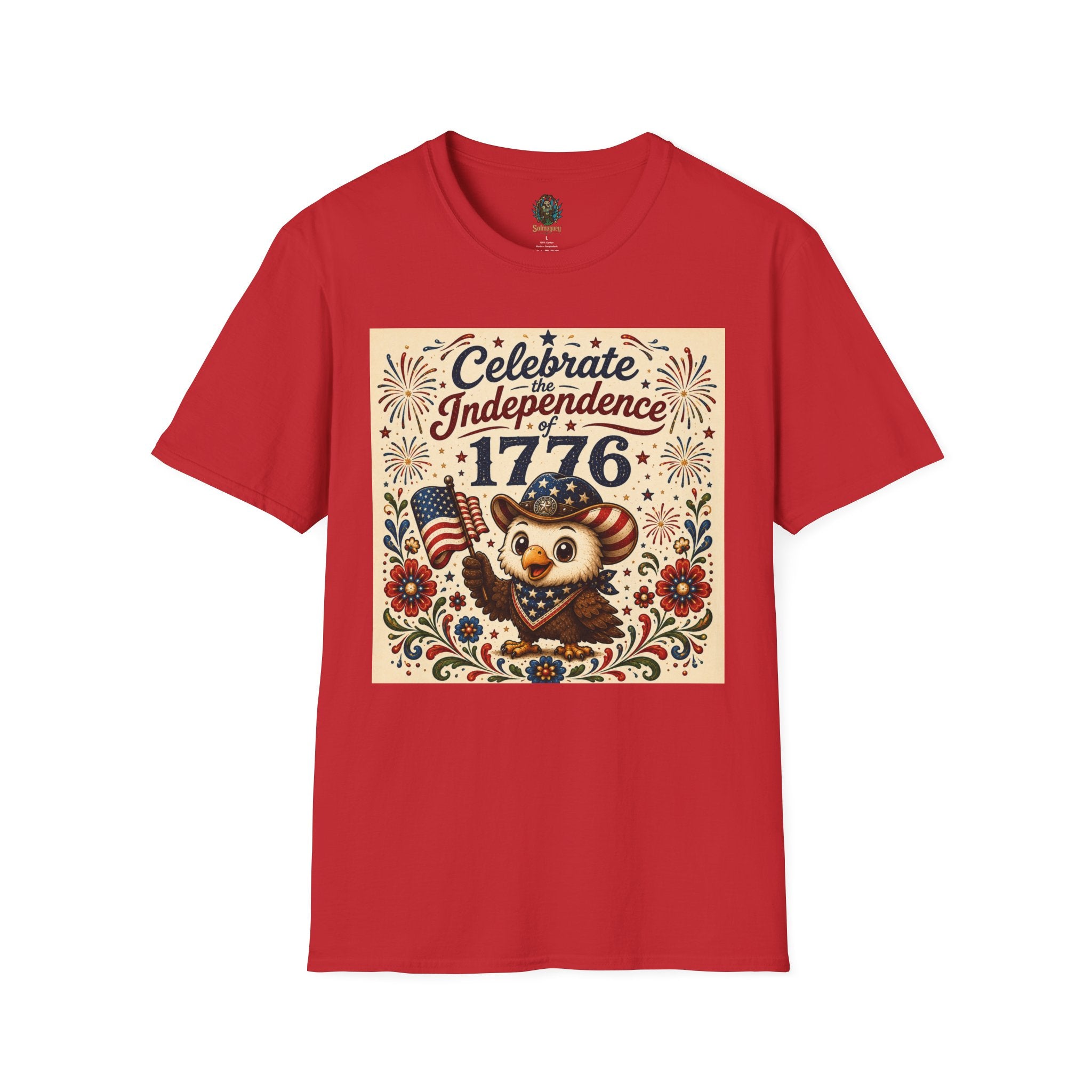 1776 Independence Day Eagle T-Shirt | Patriotic American Flag Shirt | 4th of July Celebration Tee