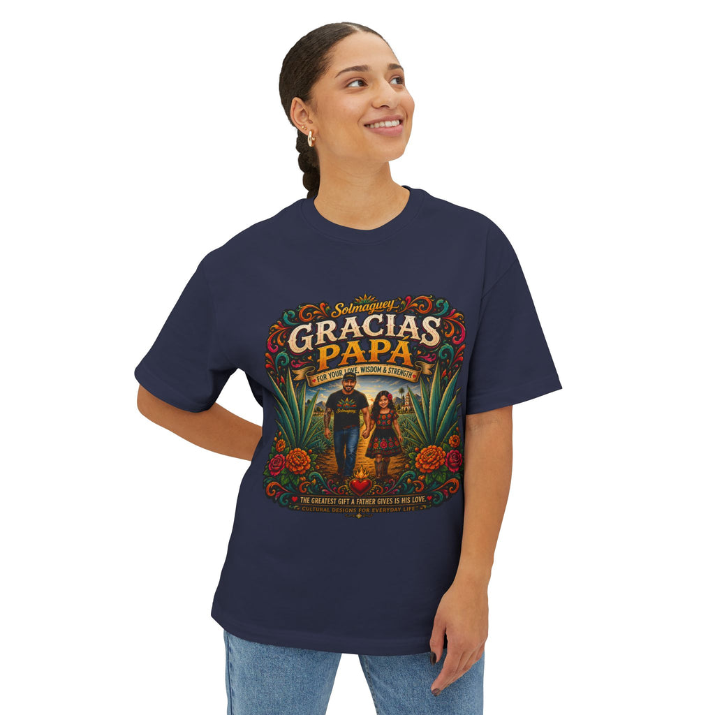 Gracias Papá Graphic Tee — Father & Daughter Tribute Shirt | Solmaguey™