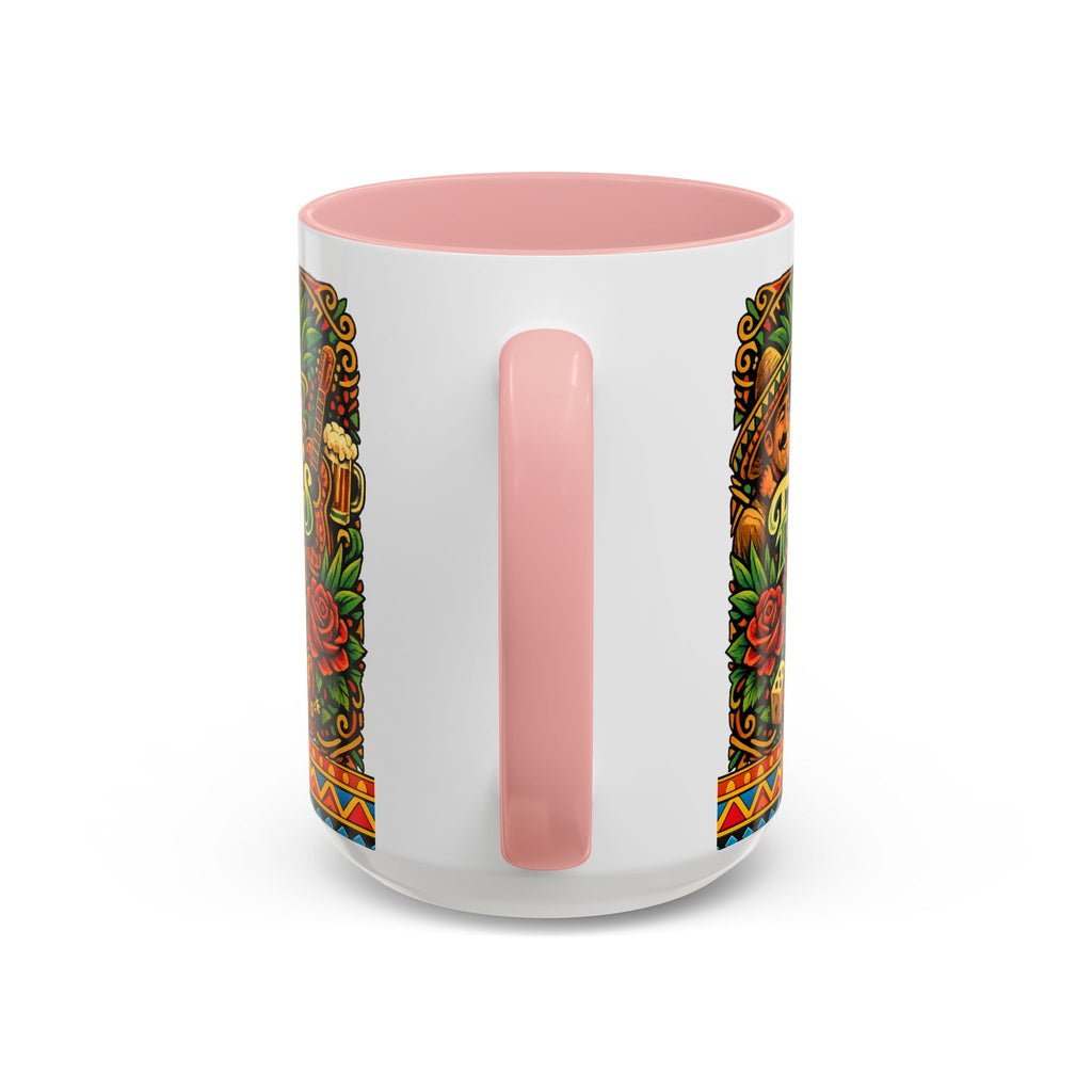 Happy Father's Day Accent Mug — Festive Father's Day Coffee Mug | Solmaguey™