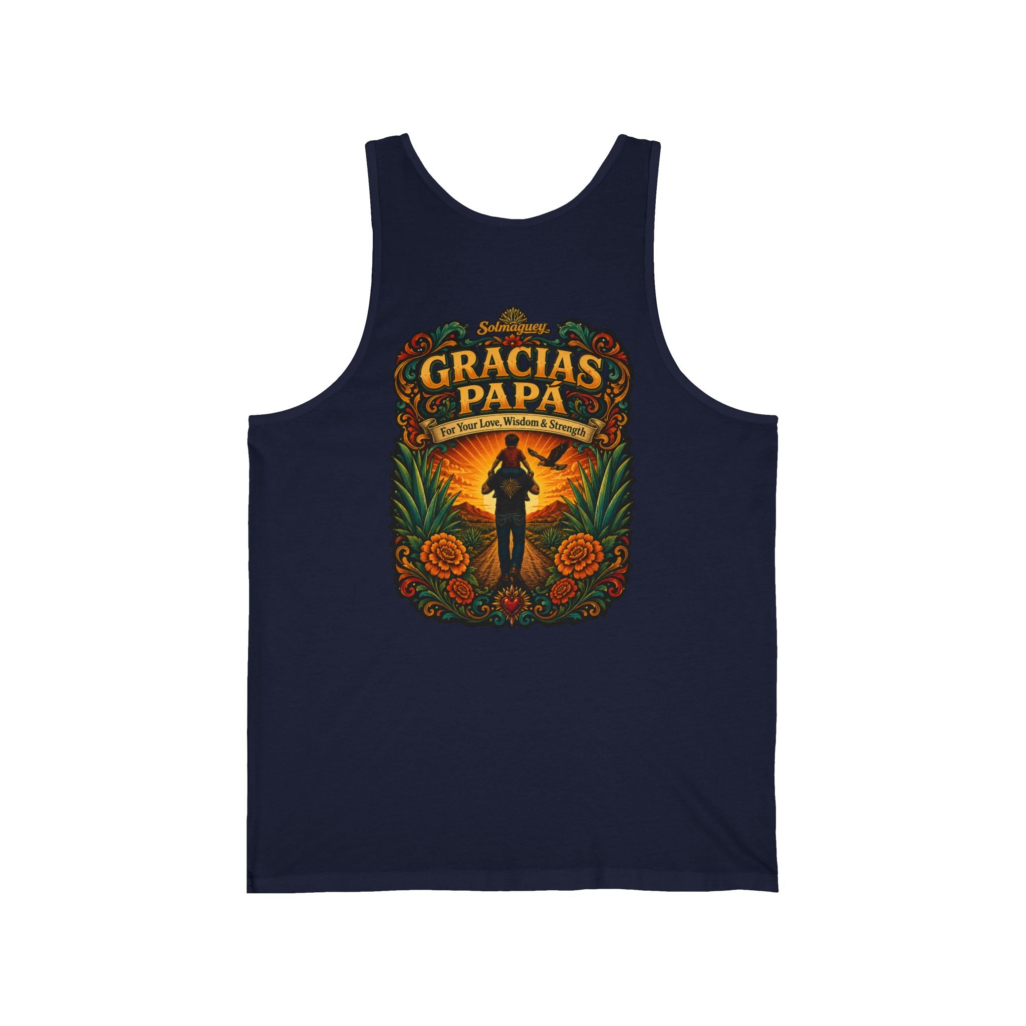 Gracias Papá Tank Top — Father & Son Tribute Tank | Solmaguey™