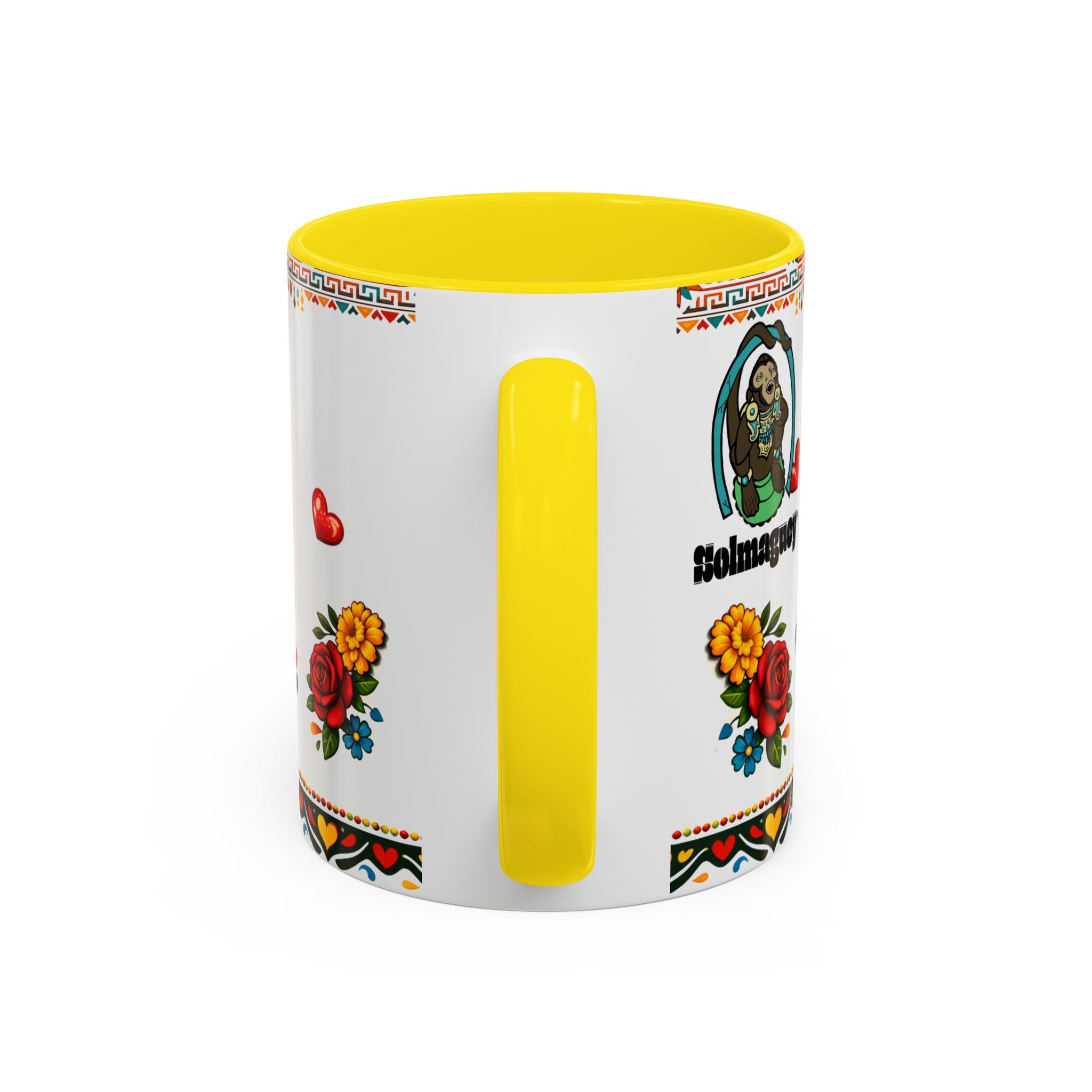 Happy Mother's Day Accent Mug-Colorful Floral Day of the Dead Design (11/15oz)