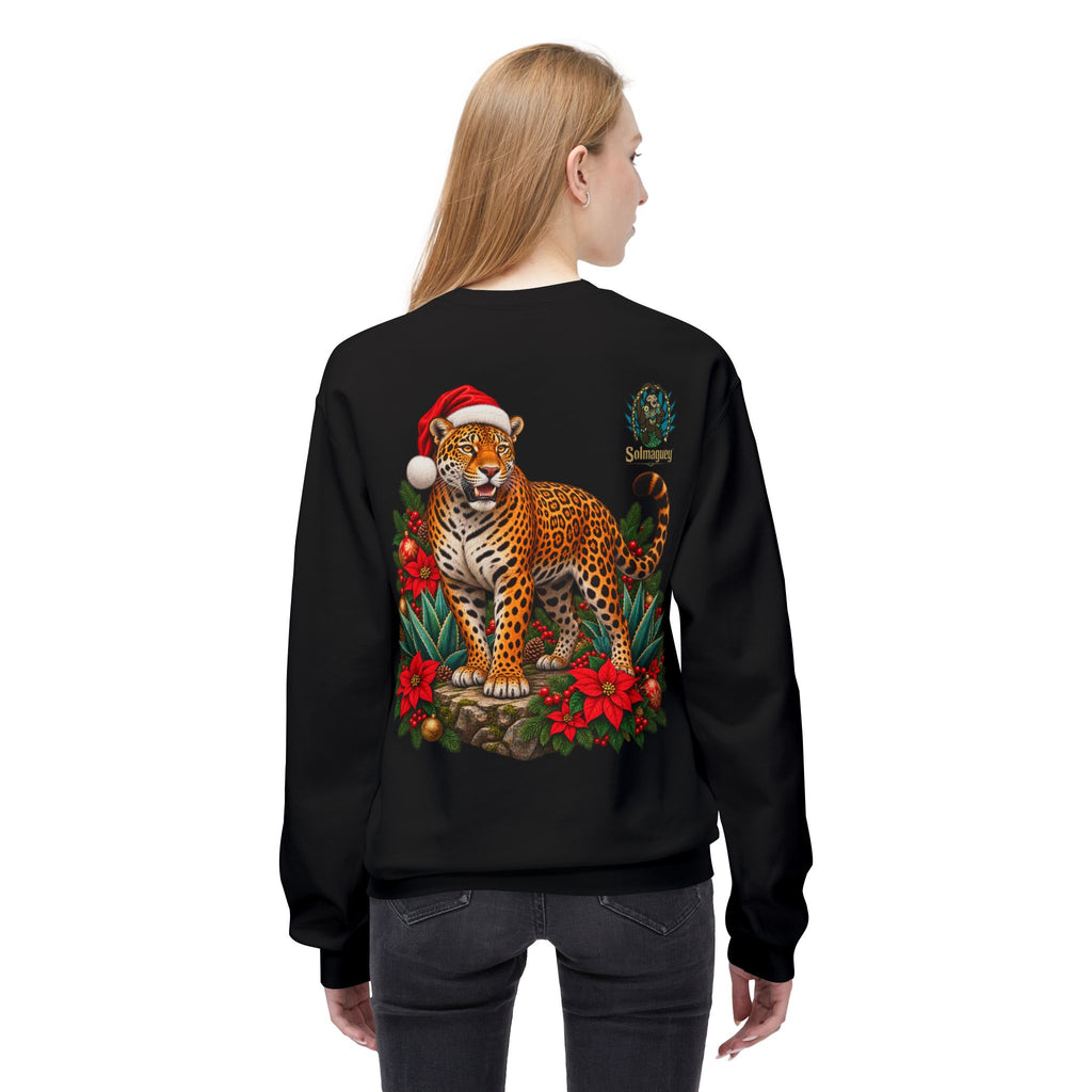 Jaguar Navideño™ – Christmas Jaguar Crewneck Sweatshirt | Solmaguey™