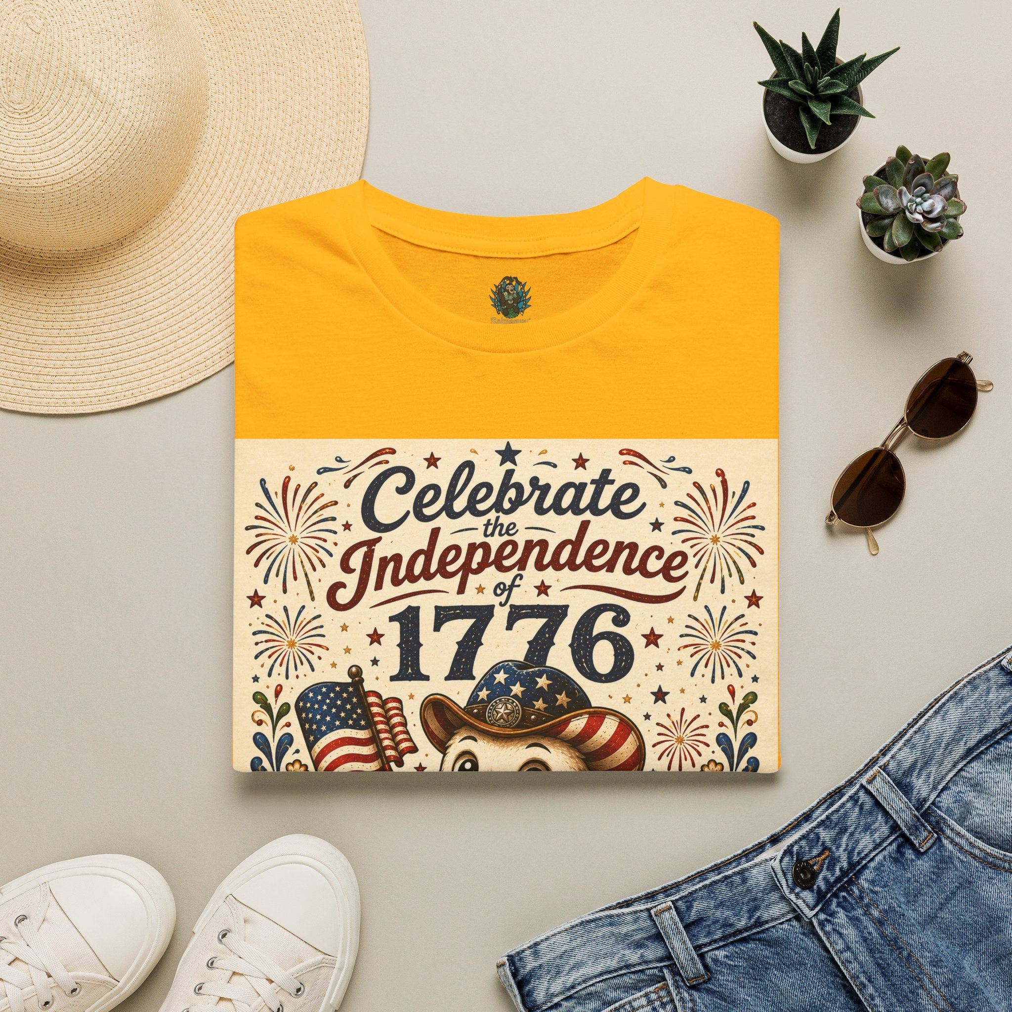 1776 Independence Day Eagle T-Shirt | Patriotic American Flag Shirt | 4th of July Celebration Tee