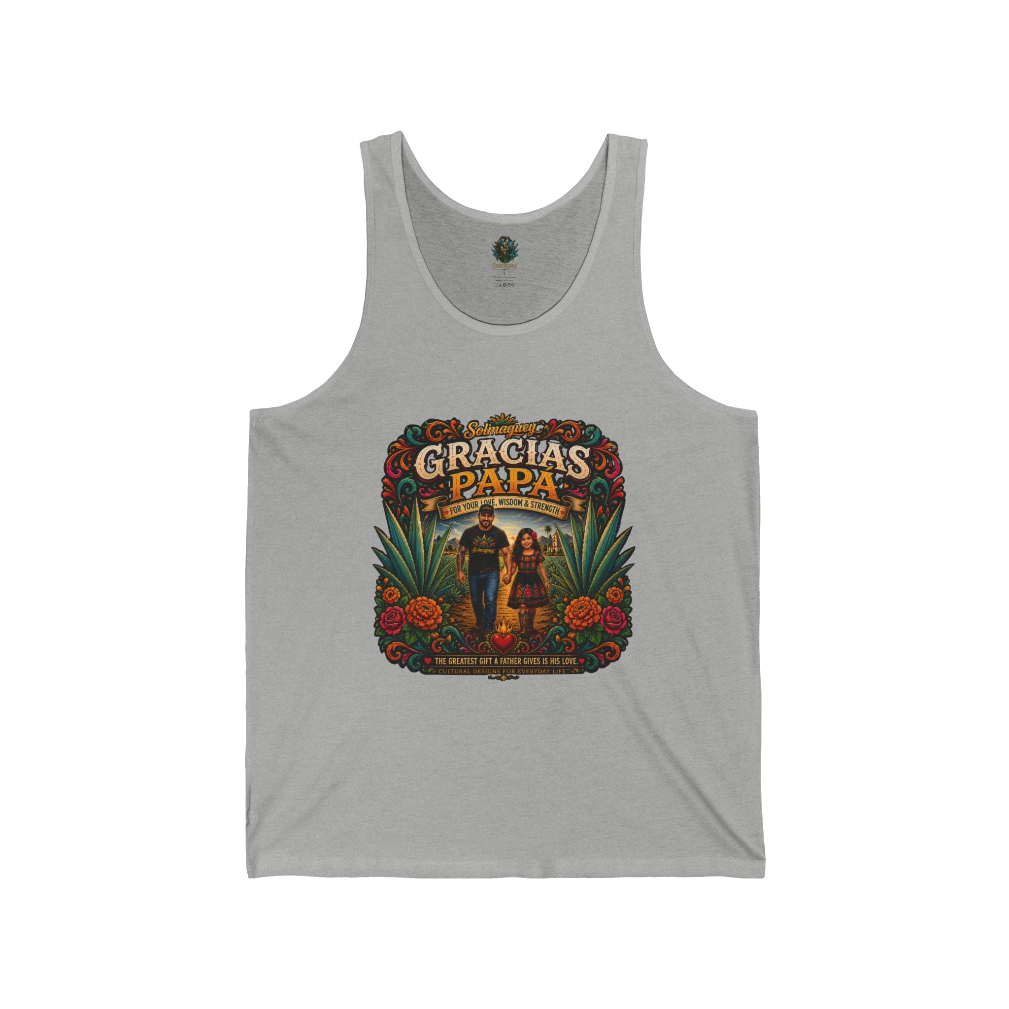 Gracias Papá Tank Top — Father & Daughter Tribute Tank | Solmaguey™
