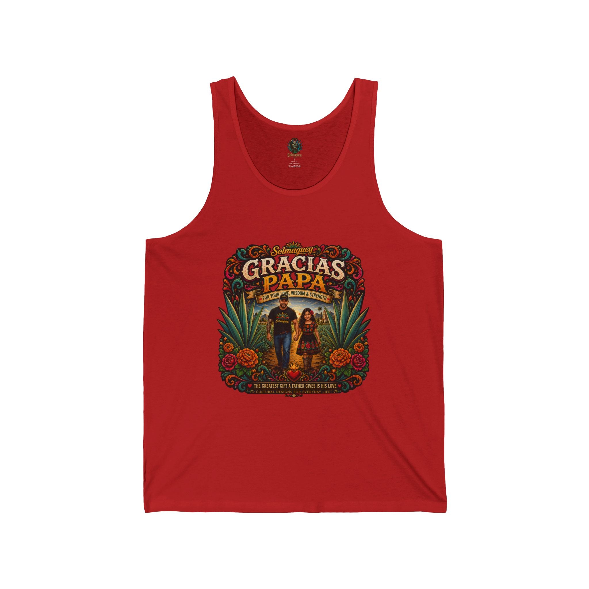Gracias Papá Tank Top — Father & Daughter Tribute Tank | Solmaguey™
