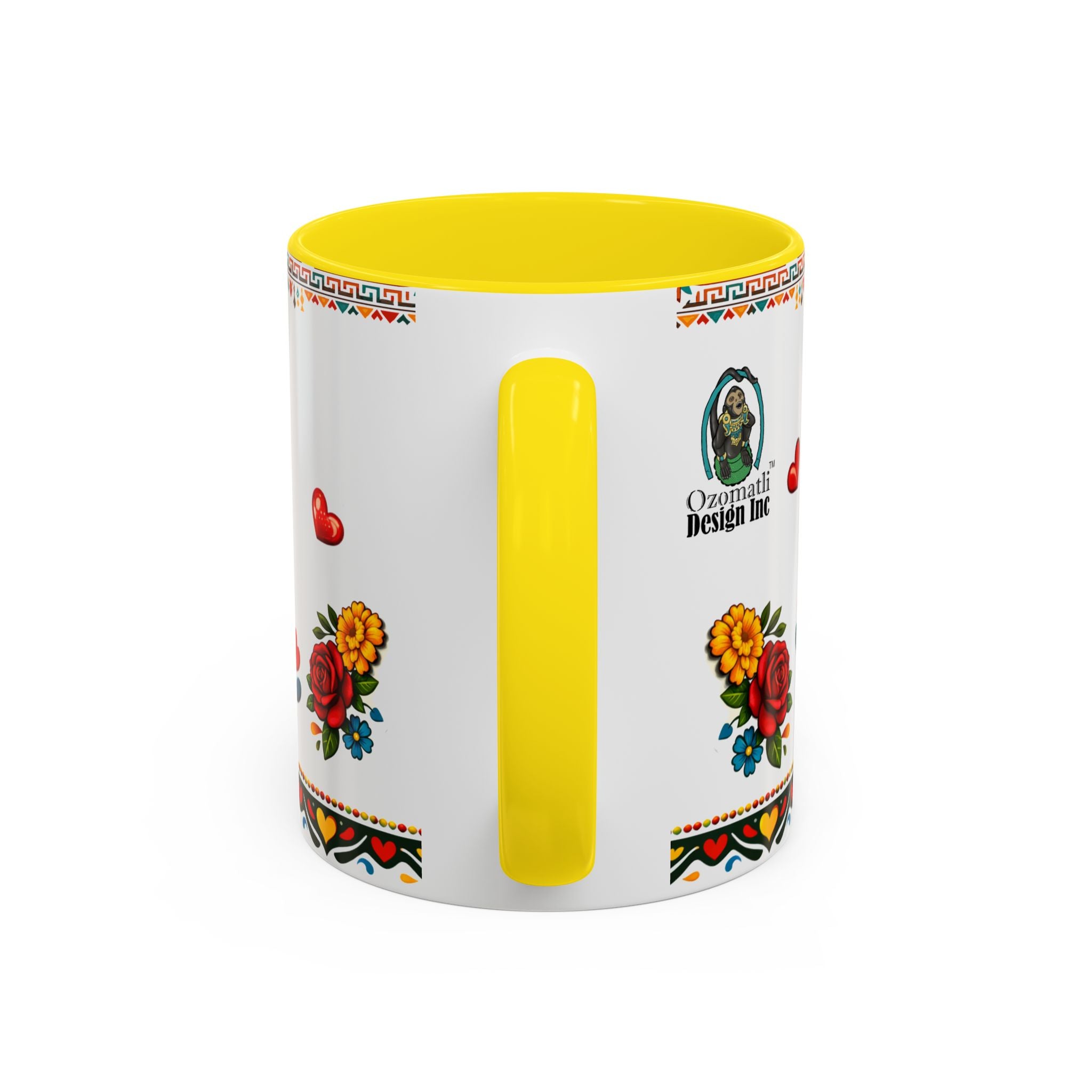 Happy Mother's Day Accent Mug-Colorful Floral Day of the Dead Design (11/15oz)
