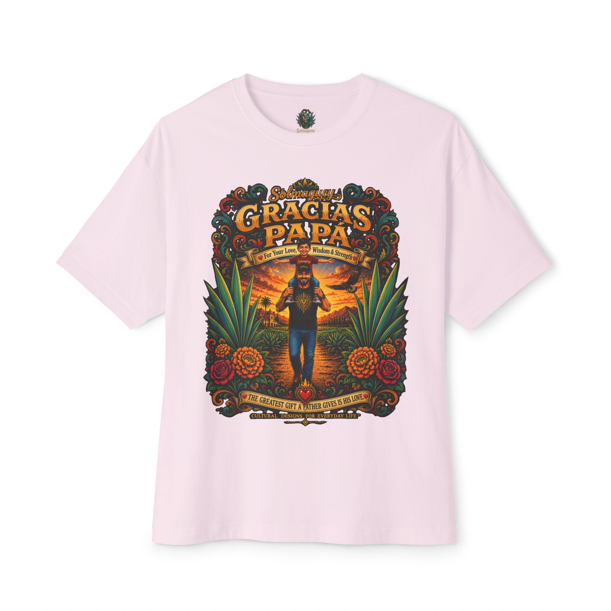 Gracias Papá Graphic Tee — Father & Son Tribute Shirt | Solmaguey™
